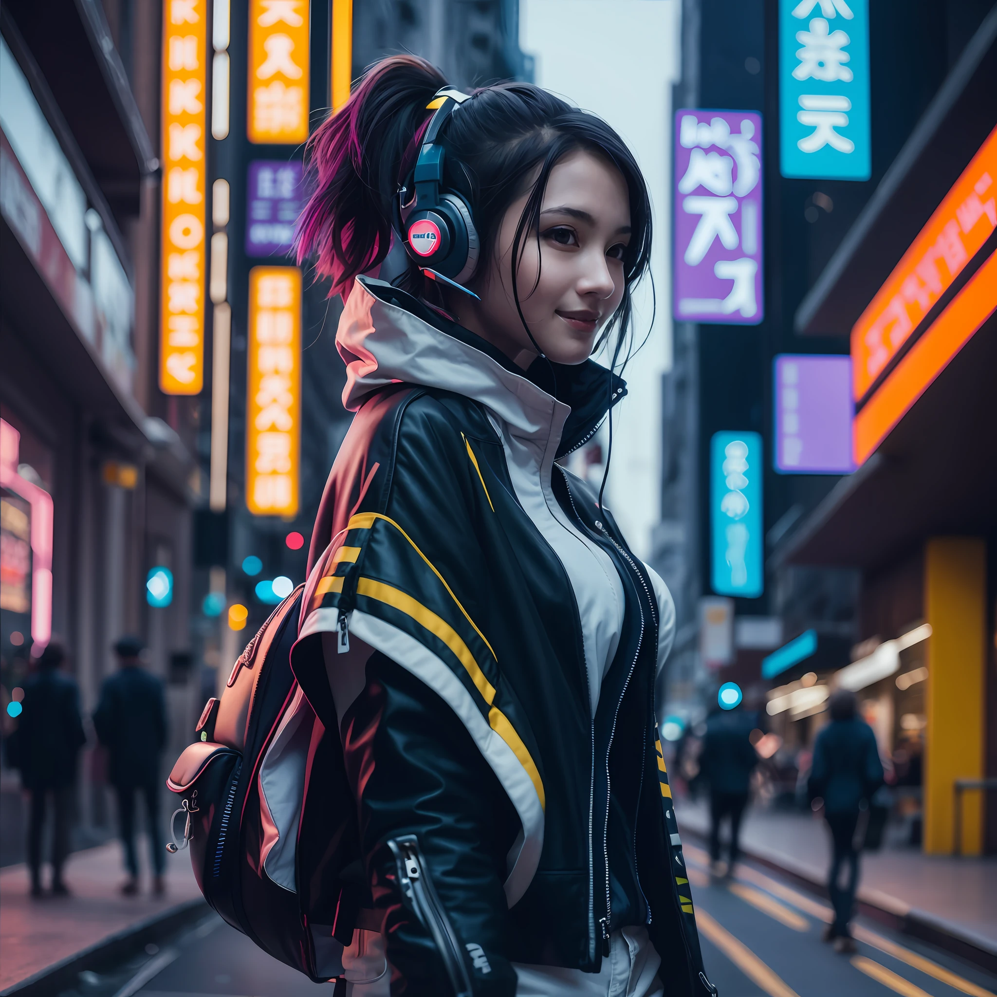 Cyberpunk high-performance and stylish headphones