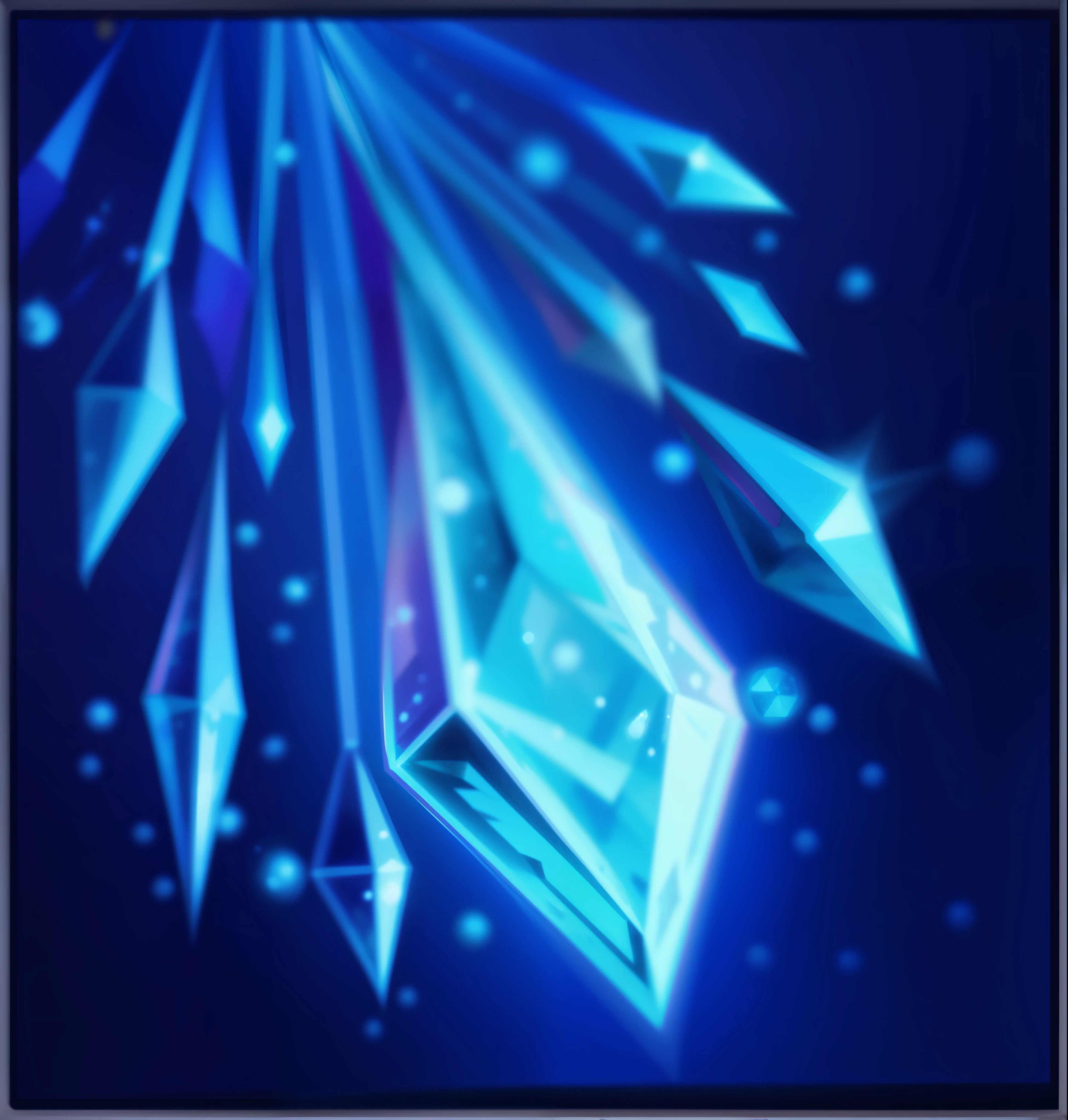 Diamond strike with magic particles and splash effects --auto --s2