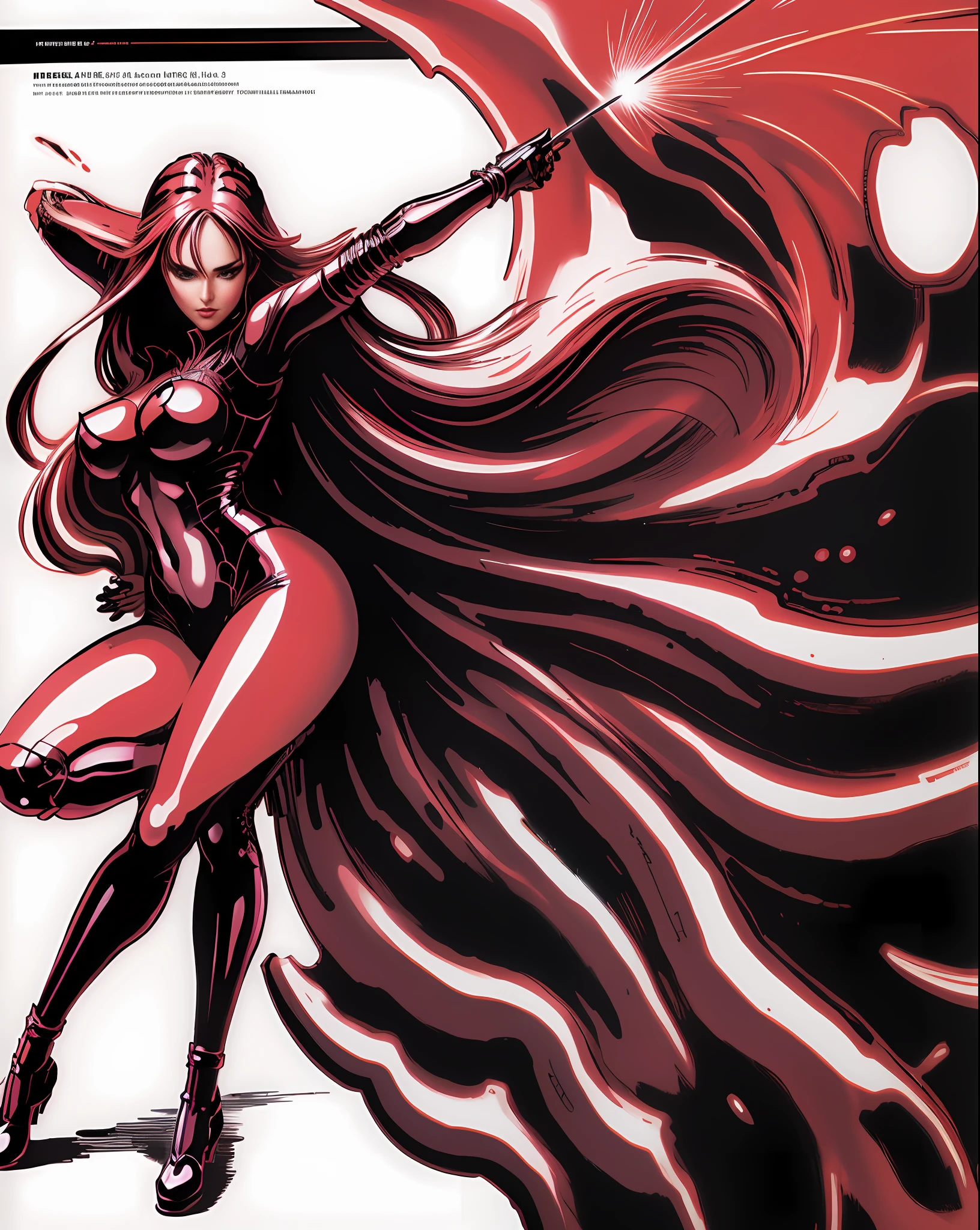 A drawing of a woman with long hair, beauty in demon killer art, perfect anime figure, long legs, big breasts, 4K manga wallpaper, full body movement, realistic light and shadow, beautiful line art, Kentaro Miura manga art style, his manga full body portrait, Kentaro Miura's manga style, Shigeri Aishima illustration, highly detailed fine fanart, Masayoshi Suto and artgerm, detailed manga style