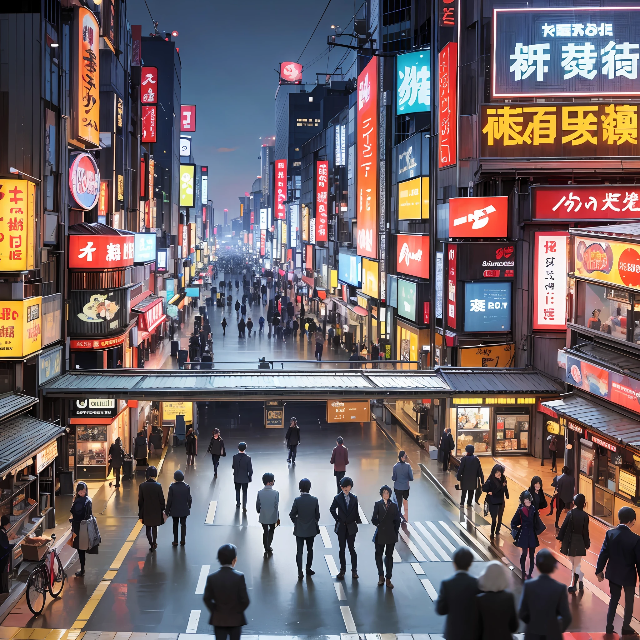 1 City atmosphere: At that time, Tokyo was characterized by a vibrant atmosphere. Reproduce the bustle of the city, with people walking and bicycle and car traffic.
	1 Buildings and buildings: Reproduce the characteristic buildings and buildings of the Showa era. There were various architectural styles such as brick buildings, Japanese-style buildings, and old-fashioned shopping streets.
	2 Retro billboards: At that time, there were many colorful retro billboards on the streets of Tokyo. Reproduce the signage of cinemas, coffee shops, eateries, etc. to add to the atmosphere of the city.
	3 Transportation: In the 1970s, Tokyo used a variety of transportation methods, including bicycles, trams, and cars. Recreate these modes of transport and express the bustle of the city.
	4 Street trees and parks: Street trees and parks played an important role as urban green oases. Visit the park to replicate how people stroll and relax
	5 Street trees and parks: Street trees and parks played an important role as green oases in the city. The park should be recreated as people strolling and lounging.
	6 Seasons that match the city's atmosphere: Recreate the atmosphere of the city while considering the seasonal characteristics of Tokyo. For example, incorporate elements that express a sense of the season, such as spring when cherry blossoms bloom or autumn when autumn leaves are beautiful.
	7 Fashion of the people of the city: In the 1970s, Tokyo had its own fashion style. Reproduce the fashion of the people of that time, such as the street fashion of young people and the suits of office workers.
	8 Sounds of the city: Environmental sounds are also important for recreating the city. Recreate the sounds of the city of Tokyo at that time, such as the sound of passing cars, people's conversations, and store chimes, to enhance your sense of realism.
	9 Showa icons: In the 1970s, Tokyo was home to many icons from the Showa era. For example, recreate famous buildings and sights such as Tok