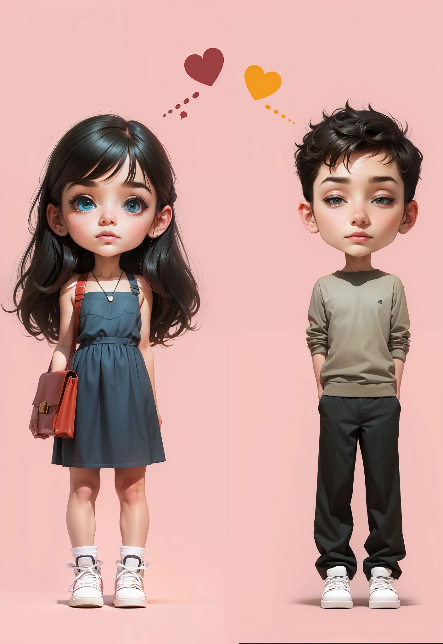 Two-dimensional, original photo, gorgeous, couple, comic face, aesthetic, best quality, realistic