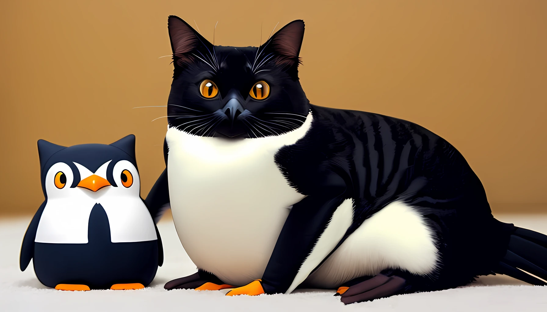 Penguin cat