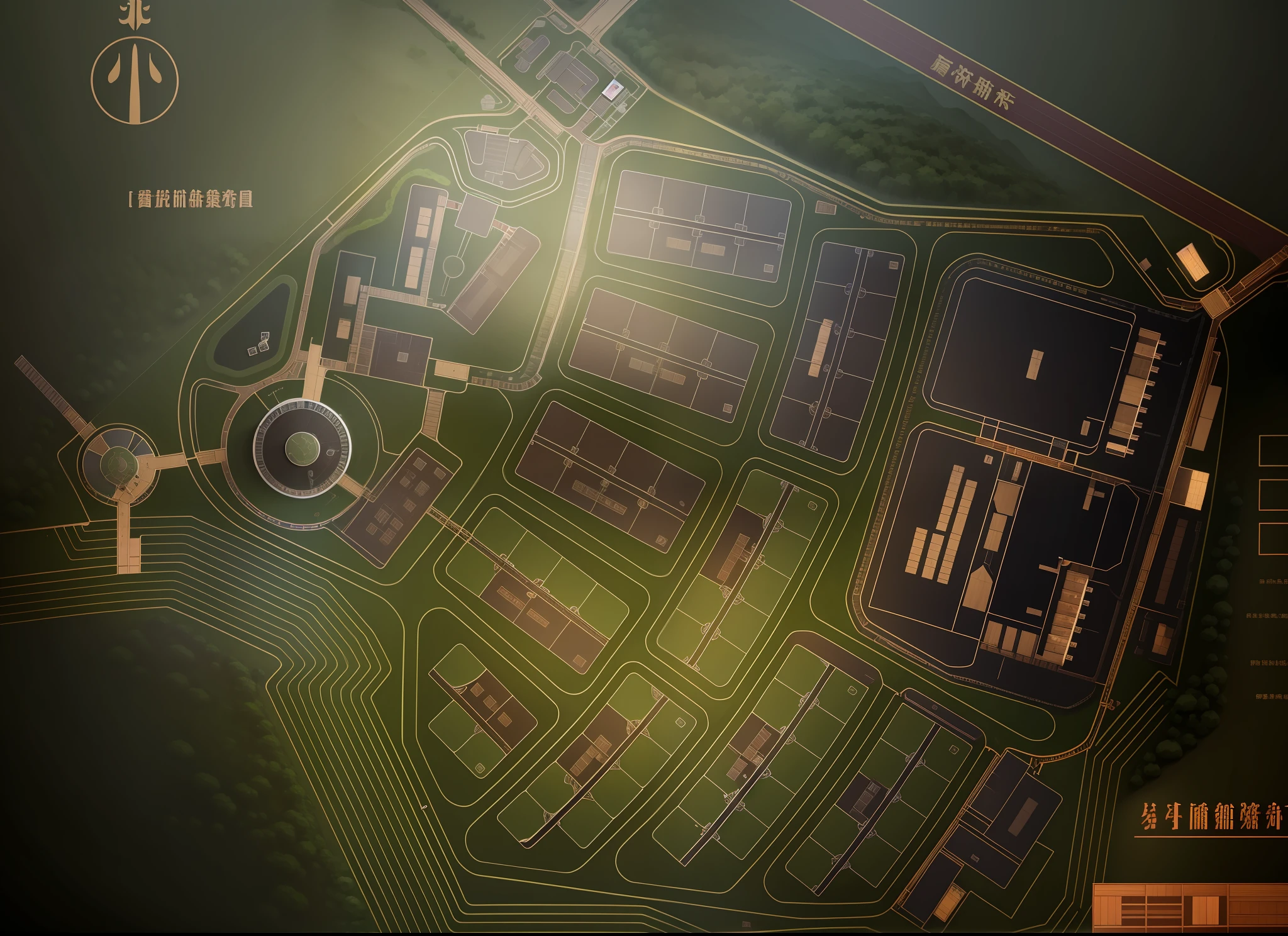 Emei Mountain topography, estate plan, whisky production plant, storage --auto --s2