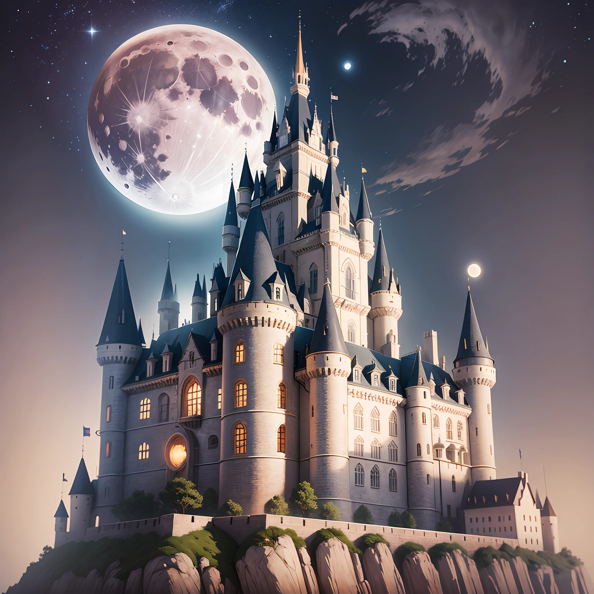 Moon over the castle --auto --s2