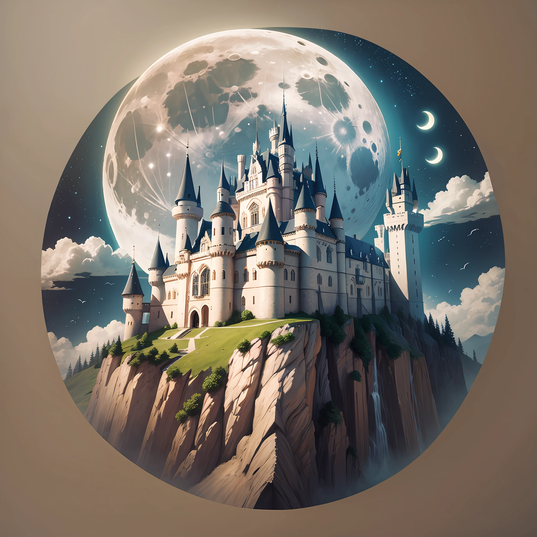 Moon over the castle --auto --s2