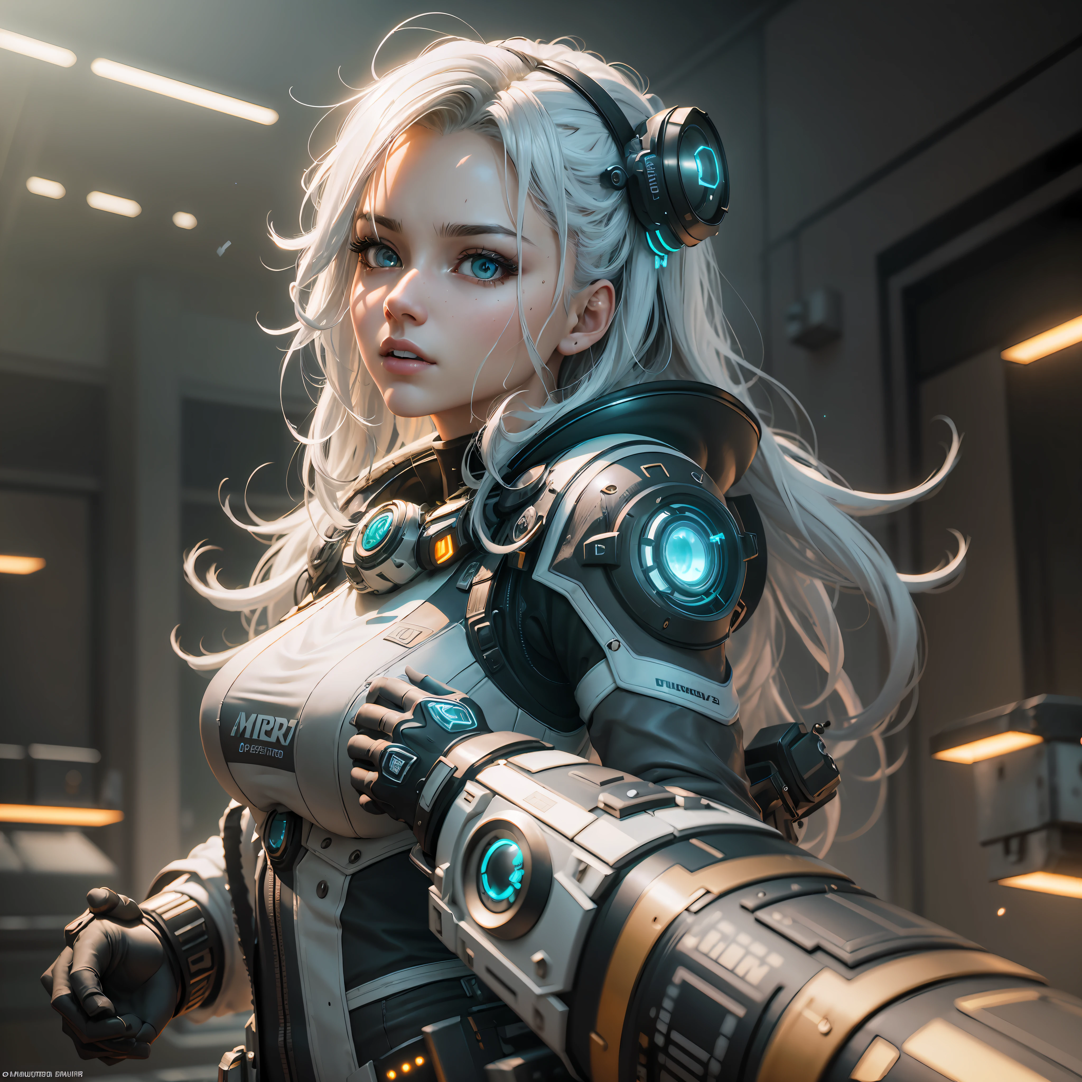 ((Best quality)), ((masterpiece)), (detailed:1.4), 3D, an image of a beautiful cyberpunk female with thick voluminous hair,light particles, pure energy chaos antitech,HDR (High Dynamic Range),Ray Tracing,NVIDIA RTX,Super-Resolution,Unreal 5,Subsurface scattering,PBR Texturing,Post-processing,Anisotropic Filtering,Depth-of-field,Maximum clarity and sharpness,Multi-layered textures,Albedo and Specular maps,Surface shading,Accurate simulation of light-material interaction,Perfect proportions,Octane Render,Two-tone lighting,Wide aperture,Low ISO,White balance,Rule of thirds,8K RAW --auto --s2