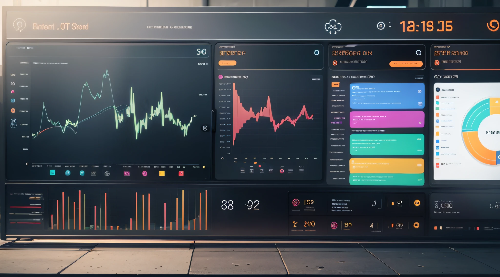 futuristic, digital health dashboard, for longevity, health, and fitness, and wellness --auto --s2