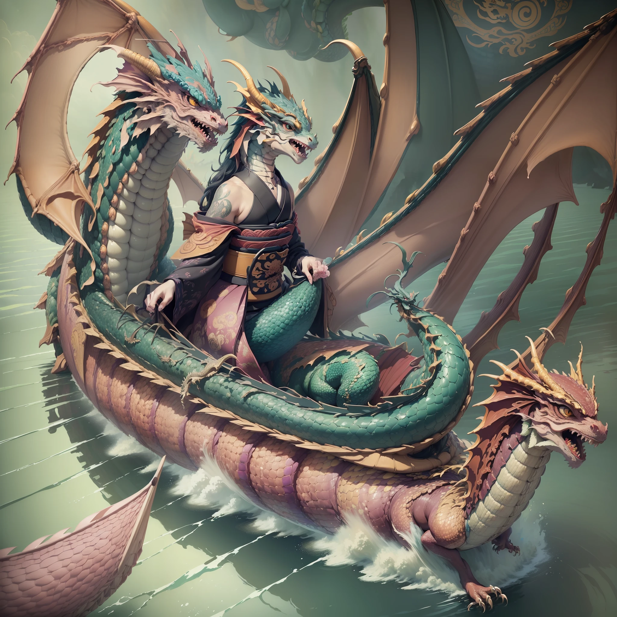 ((masterpiece)),(((best quality))),(official art,extremely detailed CG unity 8k wallpaper,original,highres,absurdres,incredibly_absurdres,huge_filesize,wallpaper,fine_art_parody,illustration),((((ultra-detailed)))),((((ukiyo-e,beautiful dragon boat,dragon boat festival))))