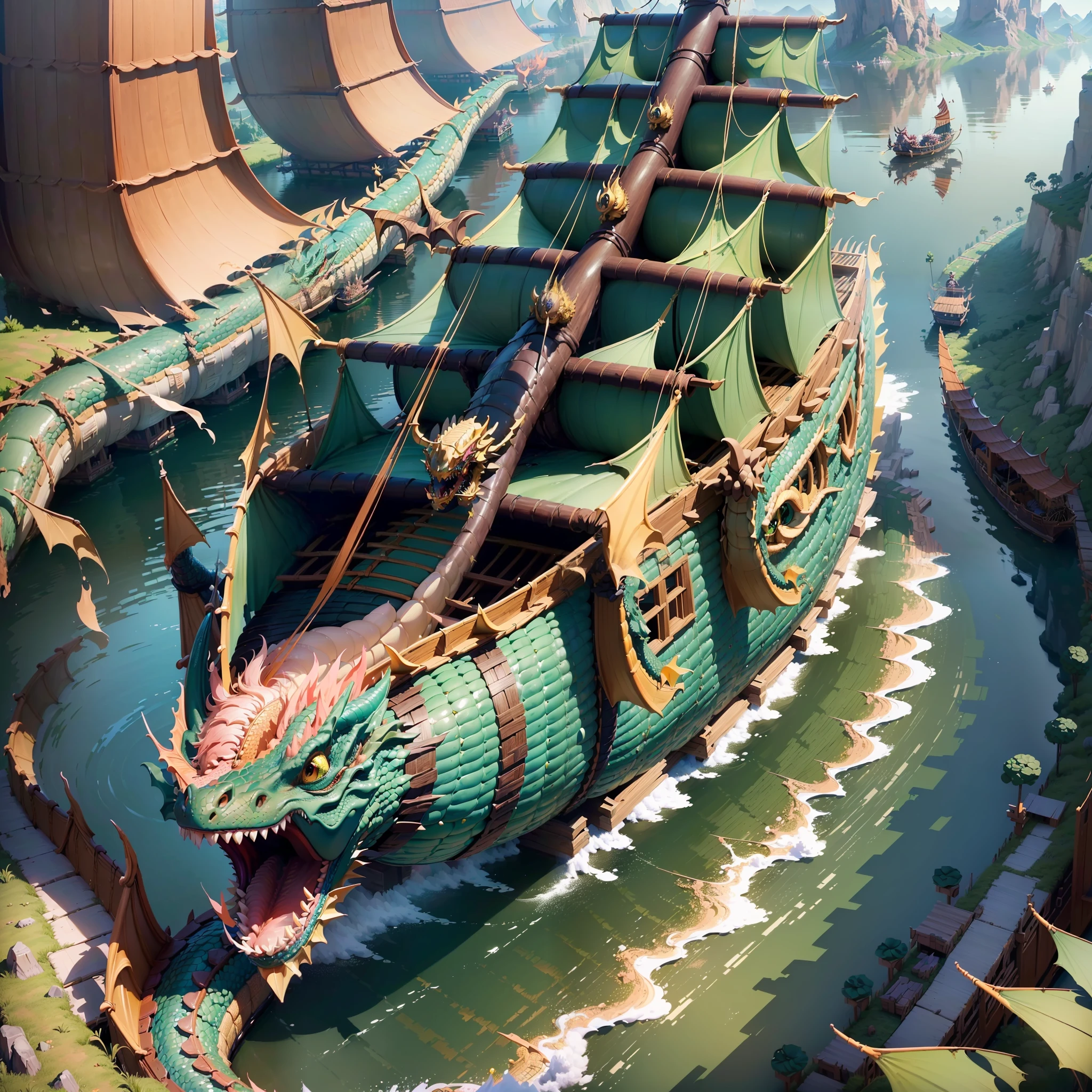 ((masterpiece)),(((best quality))),(official art,extremely detailed CG unity 8k wallpaper,original,highres,absurdres,incredibly_absurdres,huge_filesize,wallpaper,fine_art_parody,illustration),((((ultra-detailed)))),((((dragon boat,dragon boat festival))))
