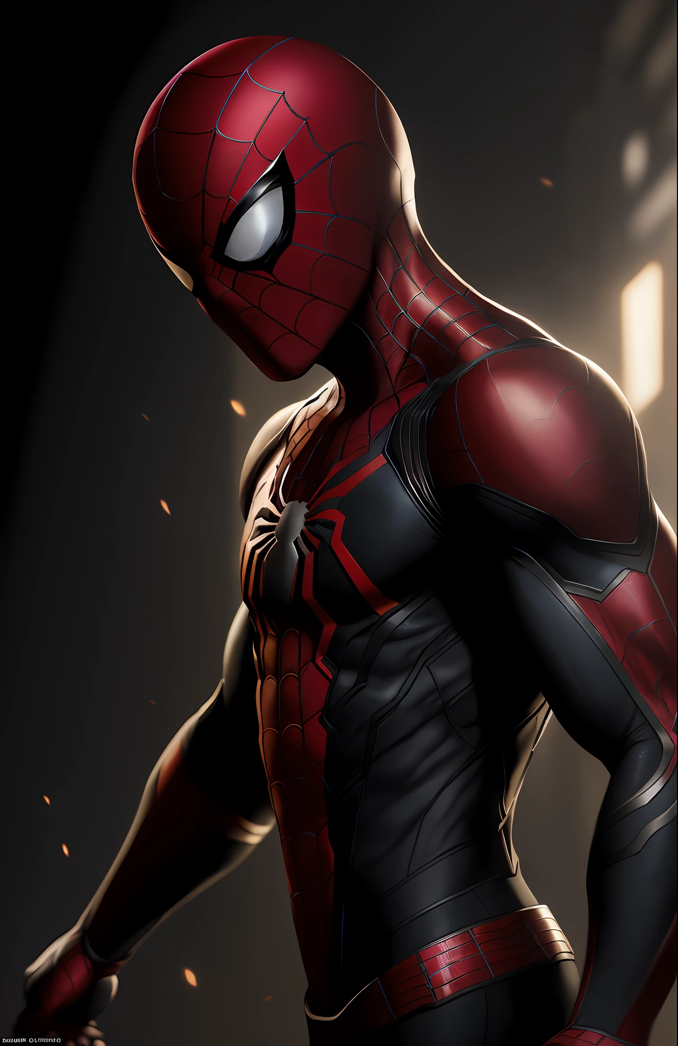 (dark shot: 1.1), epic realistic, Spider-Man from Marvel, gradient yellow, black, brown and magenta color scheme, grunge aesthetic!!! graffiti tag wall background, art by Greg Rutkowski and artgerm, soft cinematic light, Adobe Lightroom, darkroom, HDR, intricate, highly detailed, (depth of field: 1.4), faded, (neutral colors: 1.2), (hdr: 1.4), (muted colors: 1.2), hyper-detail (artstation: 1.4), cinematic, warm light, dramatic light (complex details: 1.1)