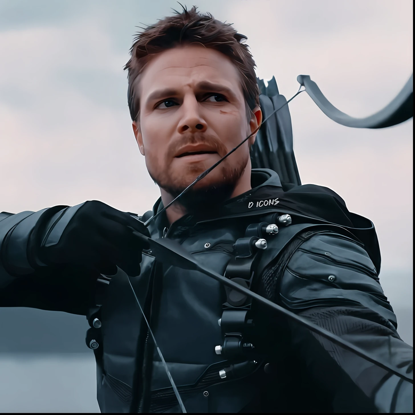 a close up of a man holding a bow and arrow, arrow, robin hood, arrows, pointing his bow, with bow and arrow, holding a 🛡 and an 🪓, glaive, hold mechanical bow and arrow, cinematic action shot, drawing an arrow from his quiver, bow and arrow, holding bow and arrow, wielding a bow, archer bow