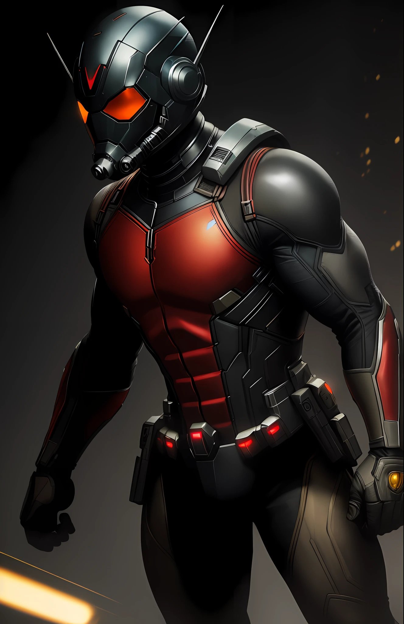 (dark shot: 1.1), epic realistic, Ant-Man from Marvel, yellow gradient, black, brown and purple color scheme, grunge aesthetic!!! graffiti tag wall background, art by Greg Rutkowski and artgerm, soft cinematic light, Adobe Lightroom, darkroom, HDR, intricate, highly detailed, (depth of field: 1.4), faded, (neutral colors: 1.2), (hdr: 1.4), (muted colors: 1.2), hyper-detail (artstation: 1.4), cinematic, warm light, dramatic light (complex details: 1.1)