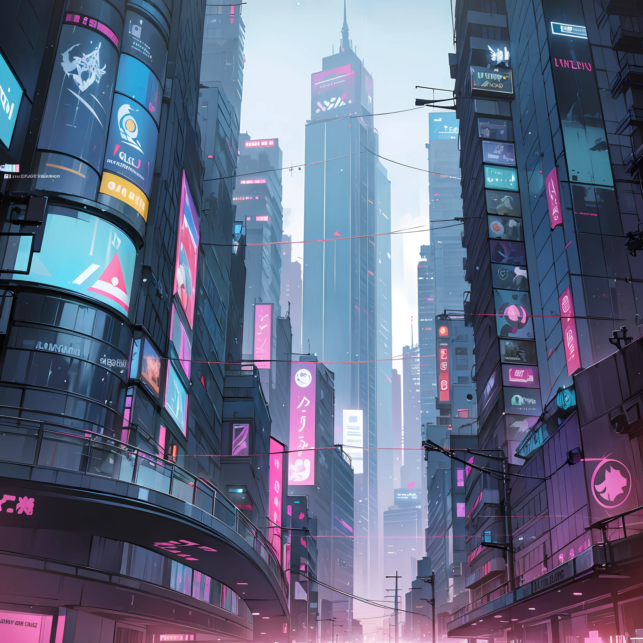 Clear-rise neon skies and lights in the middle of the busy night, Cybercafé City, Hyper realistic city, Cityscape, in a futuristic cyberpunk city, beautiful cyberpunk city, futuristic, bustling metropolis, A cyberpunk cityscape, Pedestrian robberies, Glass windows, glass, Olofortes, sandstorm --auto --s2