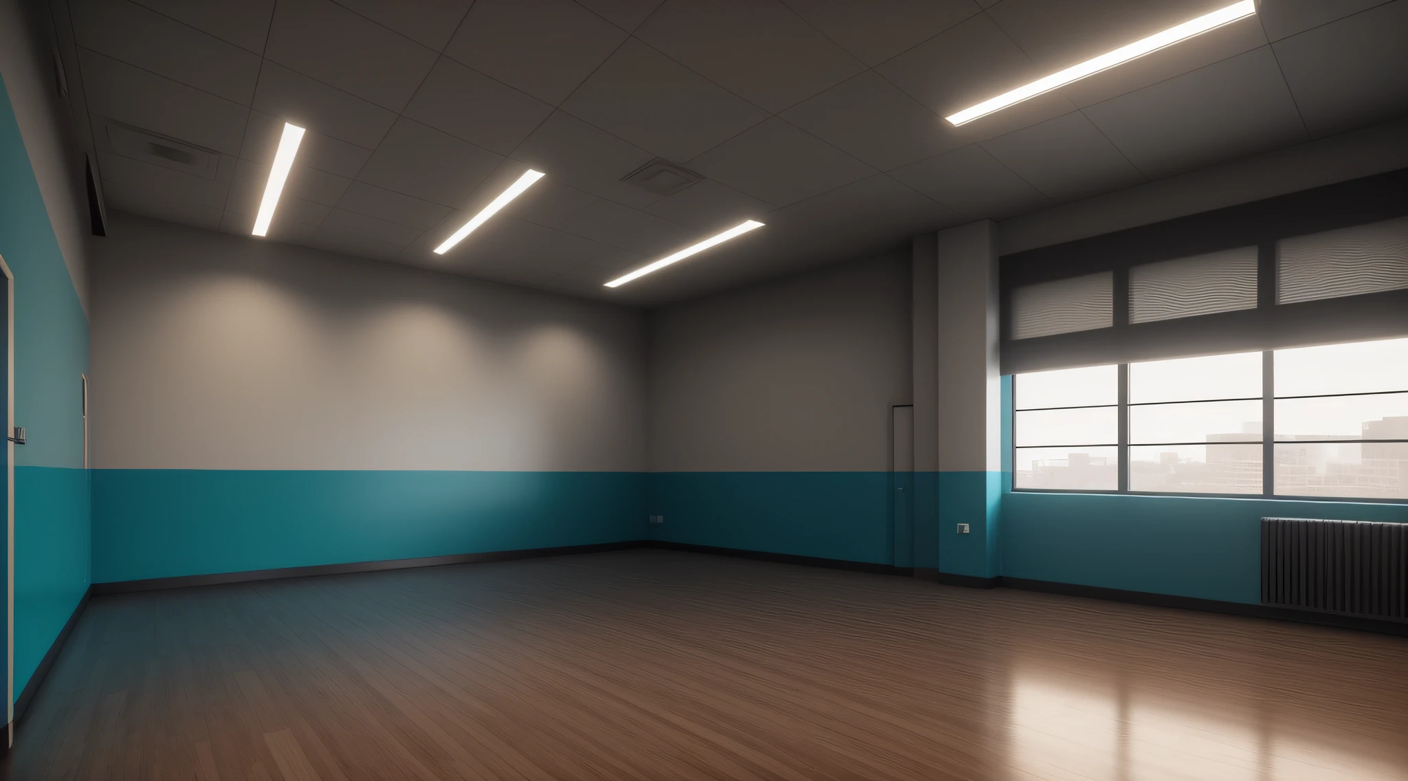 Detention room of a high school, by lee jeffries Nikon D850 film stock photography 4 kodak portra 400 camera f1.6 lens rich colors hyper realistic realistic texture dramatic lighting unrealengine trending at artstation cinestill 800, Rosto extremamente detalhado, realistic, melhor qualidada, fotorrealista, Qualidade 8k, Alta ress,