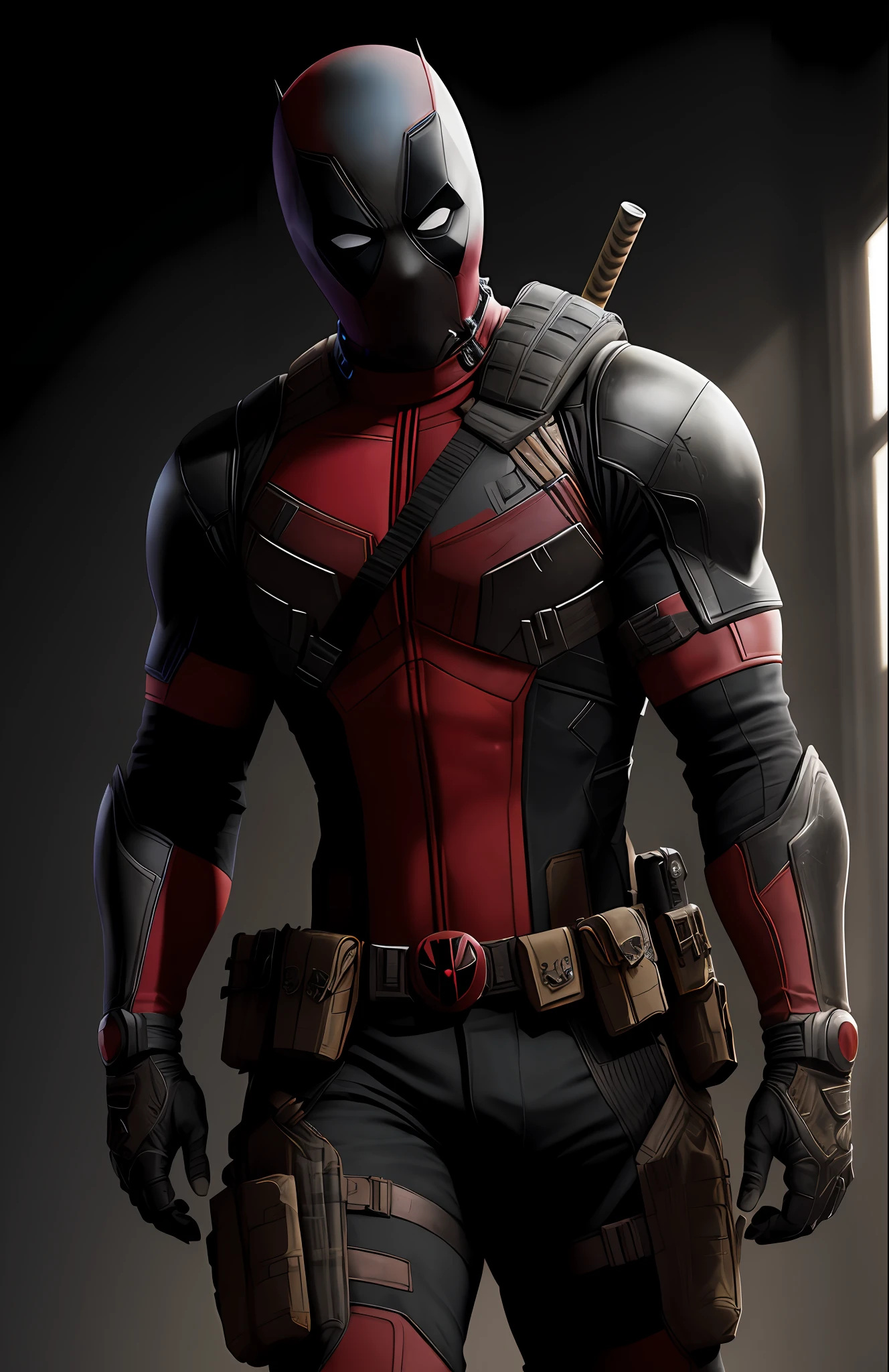 (dark shot: 1.1), epic realistic, Armor Deadpool from Marvel, yellow gradient, black, brown and magenta color scheme, grunge aesthetic!!! graffiti tag wall background, art by Greg Rutkowski and artgerm, soft cinematic light, Adobe Lightroom, darkroom, HDR, intricate, highly detailed, (depth of field: 1.4), faded, (neutral colors: 1.2), (hdr: 1.4), (muted colors: 1.2), hyper-detail (artstation: 1.4), cinematic, warm light, dramatic light (complex details: 1.1)