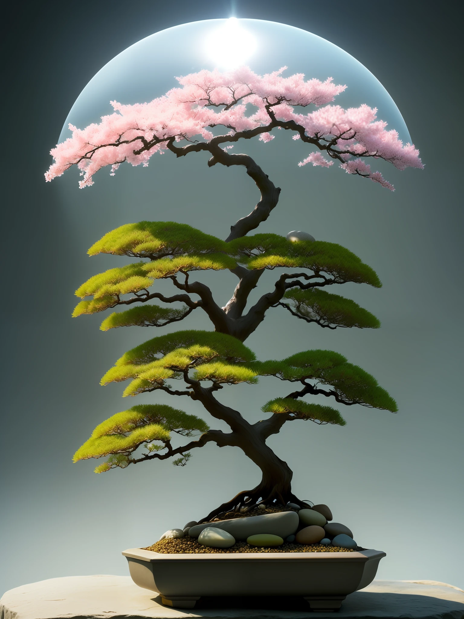 A rice dumpling, (((food bar)) (still life), Japanese autumn, cherry blossoms, rock garden, bonsai fog, haze, high detail, ultra detail, intricate detail, fine detail, ultra detail, cinema, surrealism, surrealist soft light, studio lighting, diffuse soft light, shallow depth of field, sharp focus bokeh, ray tracing, subsurface scattering, diffuse soft light, ultra-detailed, (complex detail, fine detail, ultra detail), cinema, surrealism,