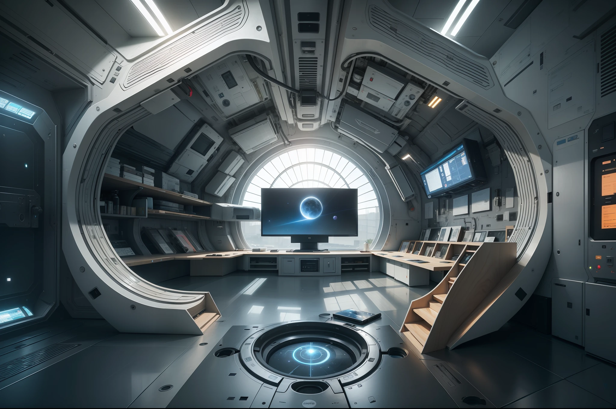 A space with a sense of technology