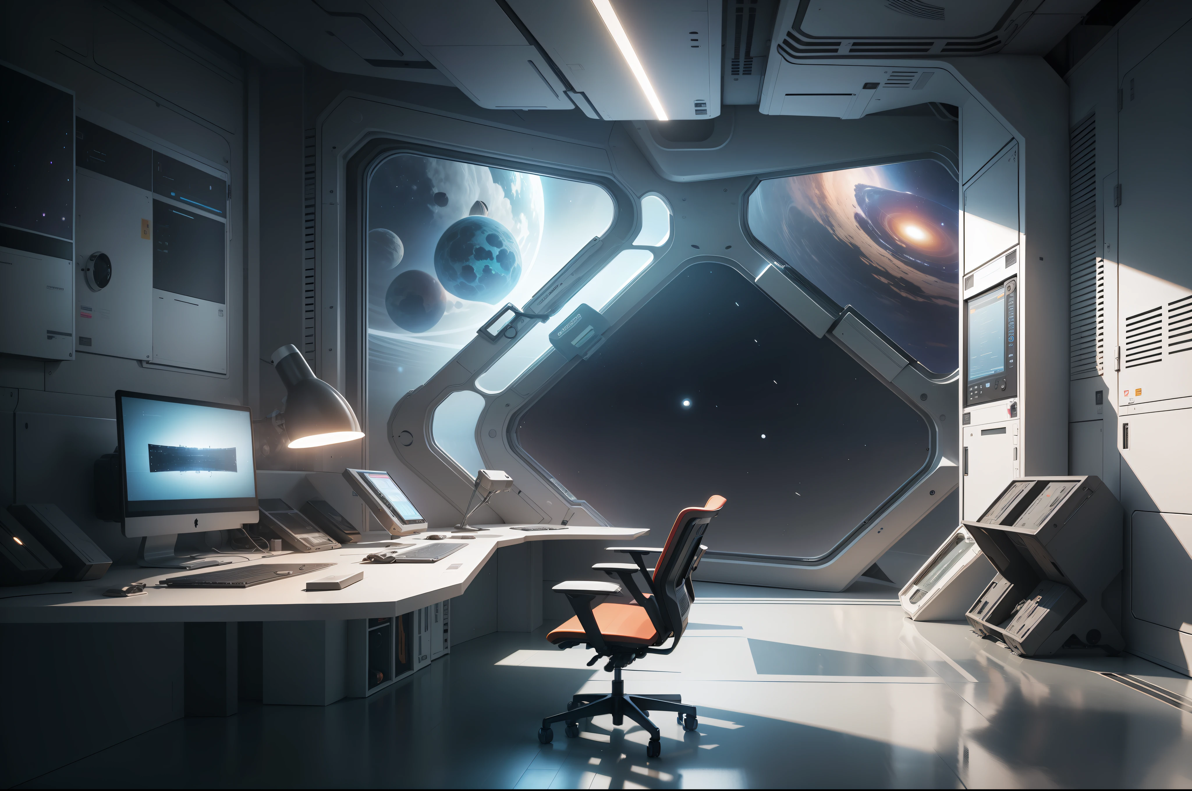 A space with a sense of technology