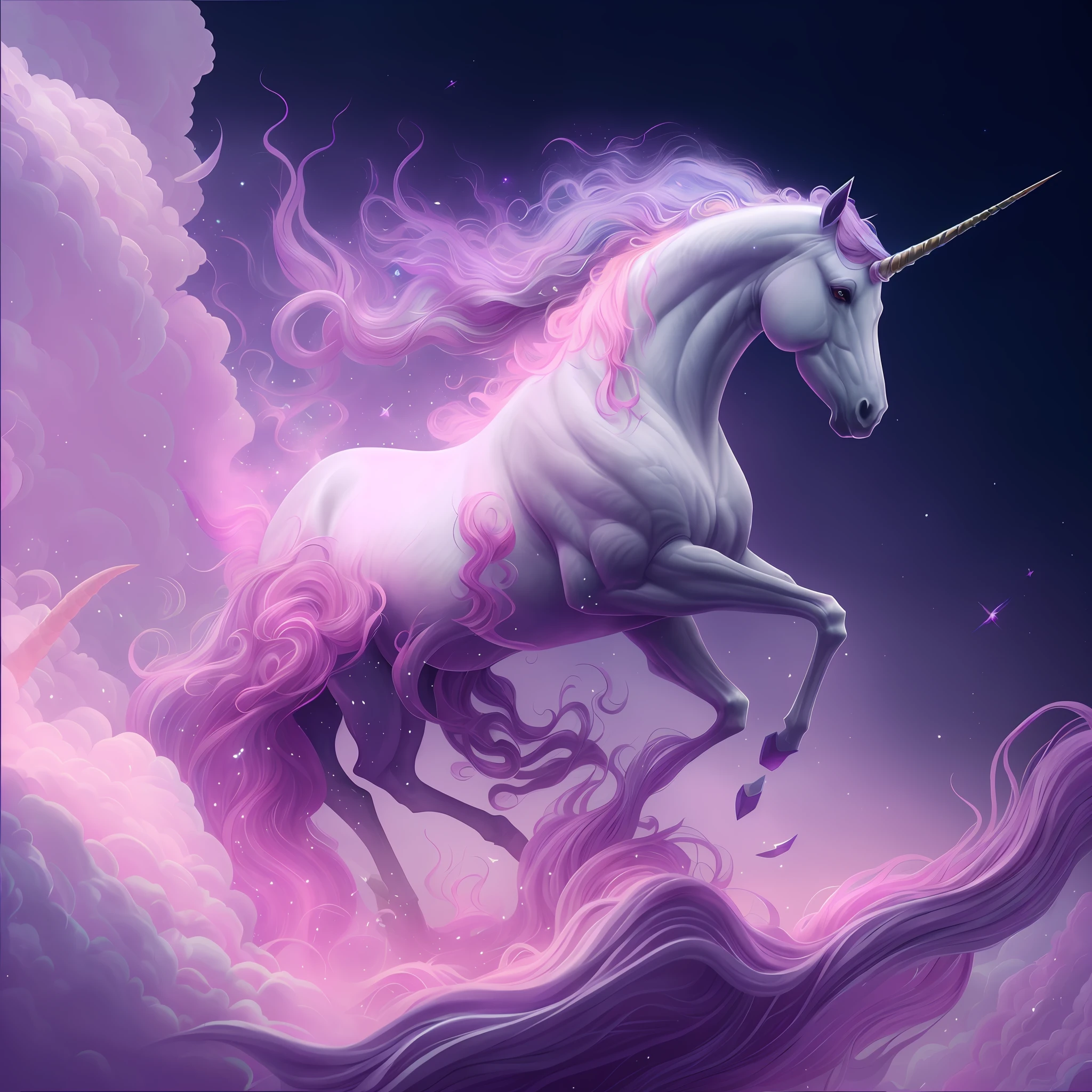 unicorn with pink hair flying through the air, unicorn, a unicorn, unicorns, unicorn flying in the sky, white unicorn, magic fantasy highly detailed, mythical creature, fantasy highly detailed, jen bartel, fantasy art behance, unicorn from the tusk movie, fantasy digital art, gorgeous digital art, realistic fantasy illustration, beautiful digital artwork, high quality fantasy art