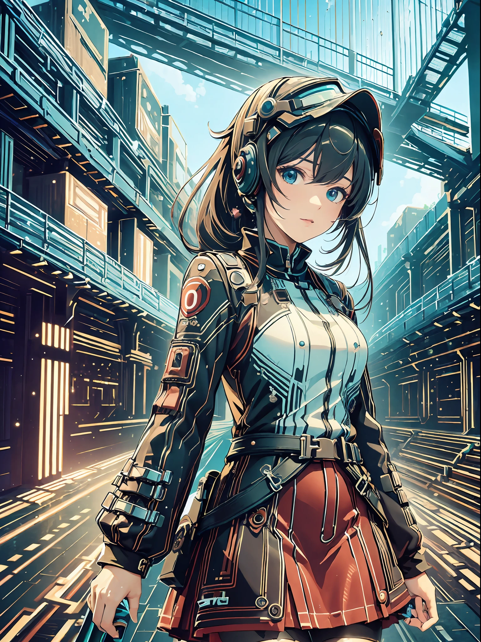 ((Best quality)), ((masterpiece)), (detailed: 1.4), 3D, woman wearing tomo Rider outfit