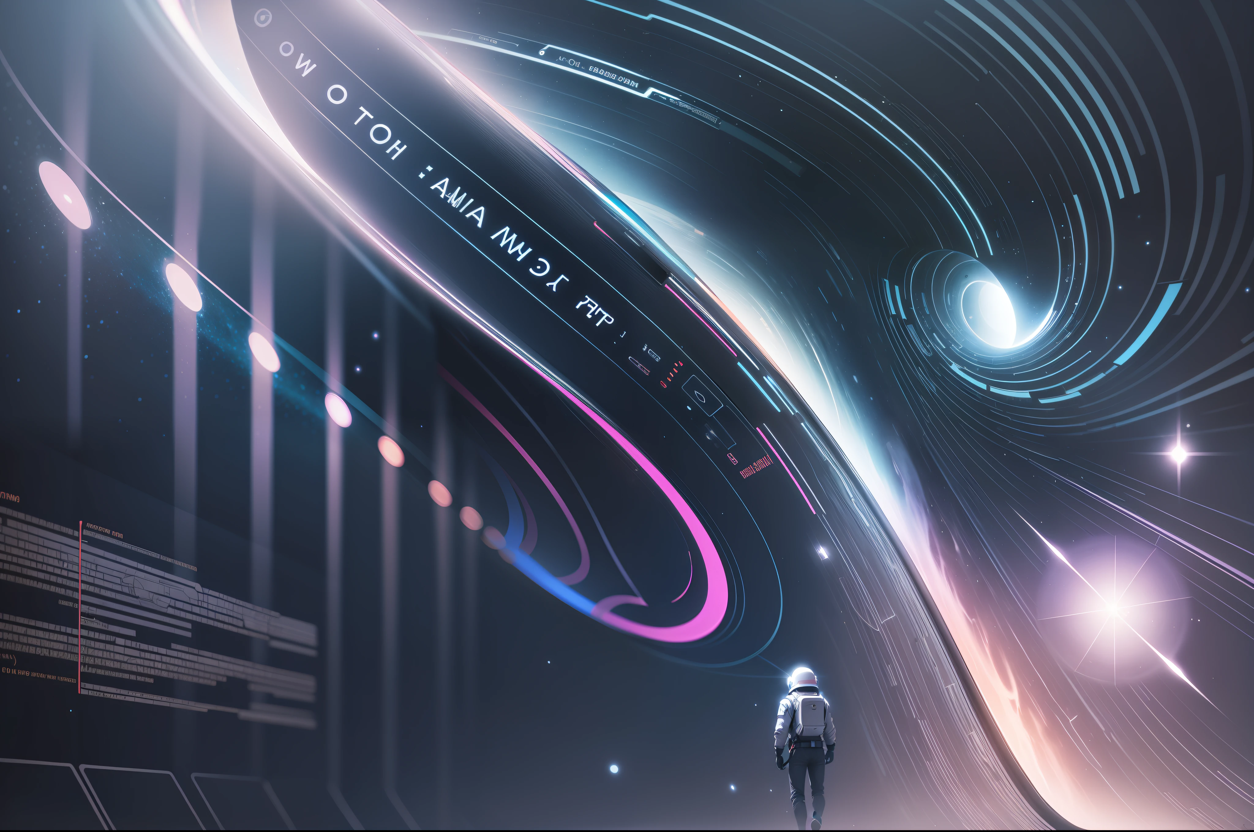 A space-time tunnel with a sense of technology