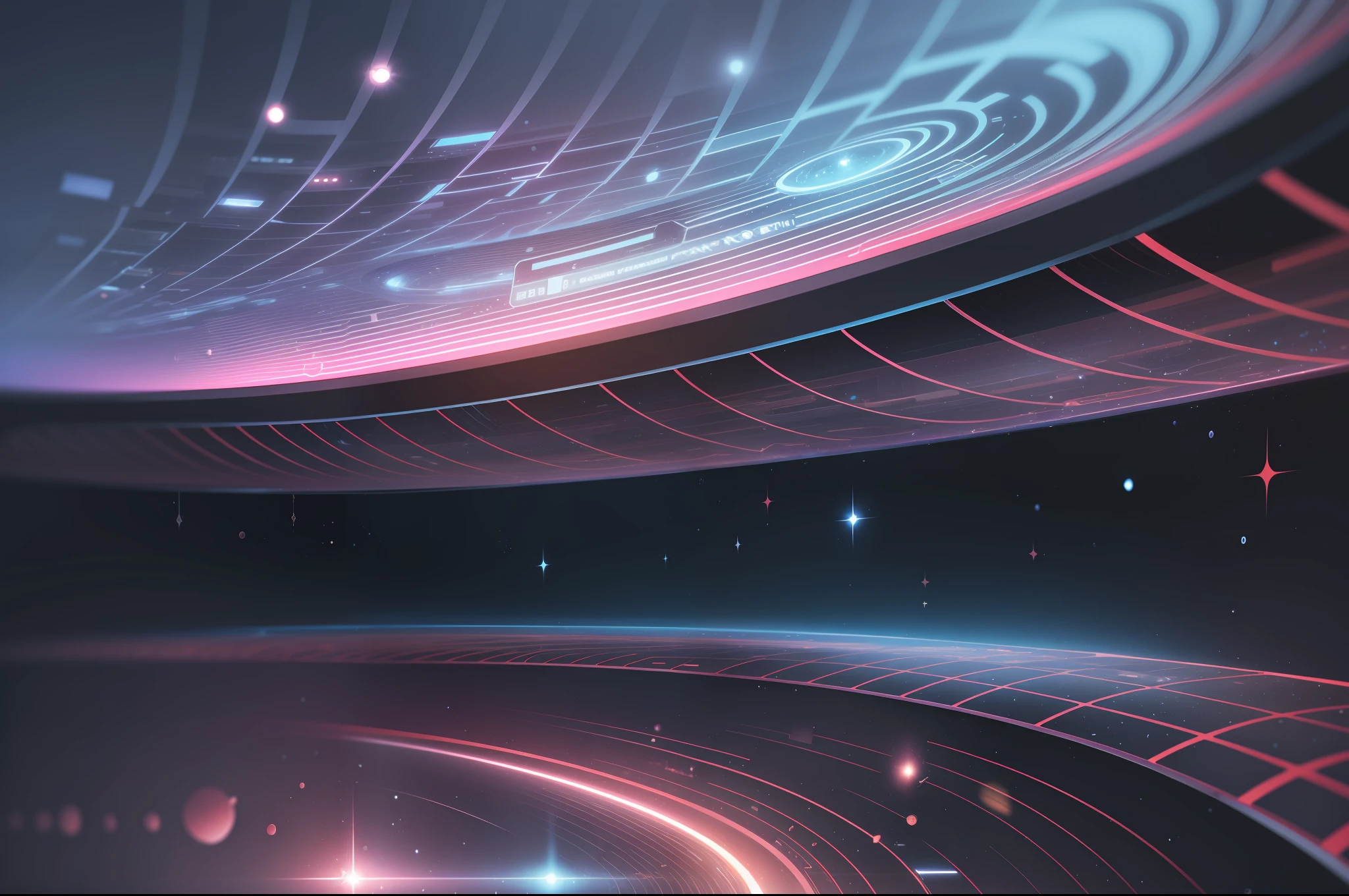 A space-time tunnel with a sense of technology