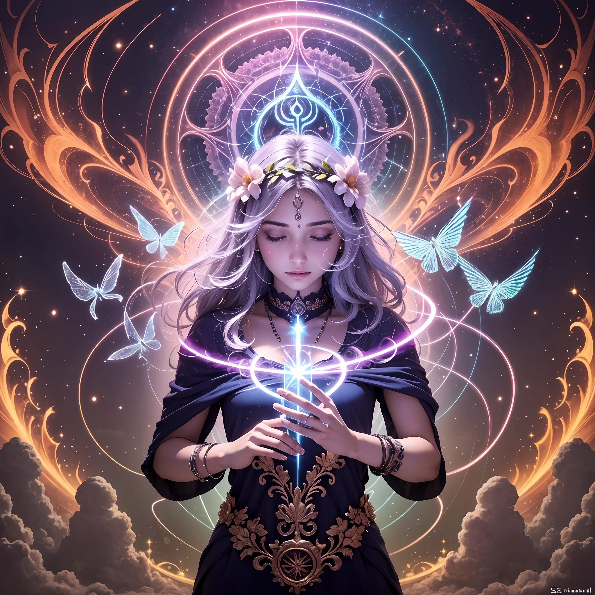 Transcendental being, spiritual, another dimension, full of power --auto --s2