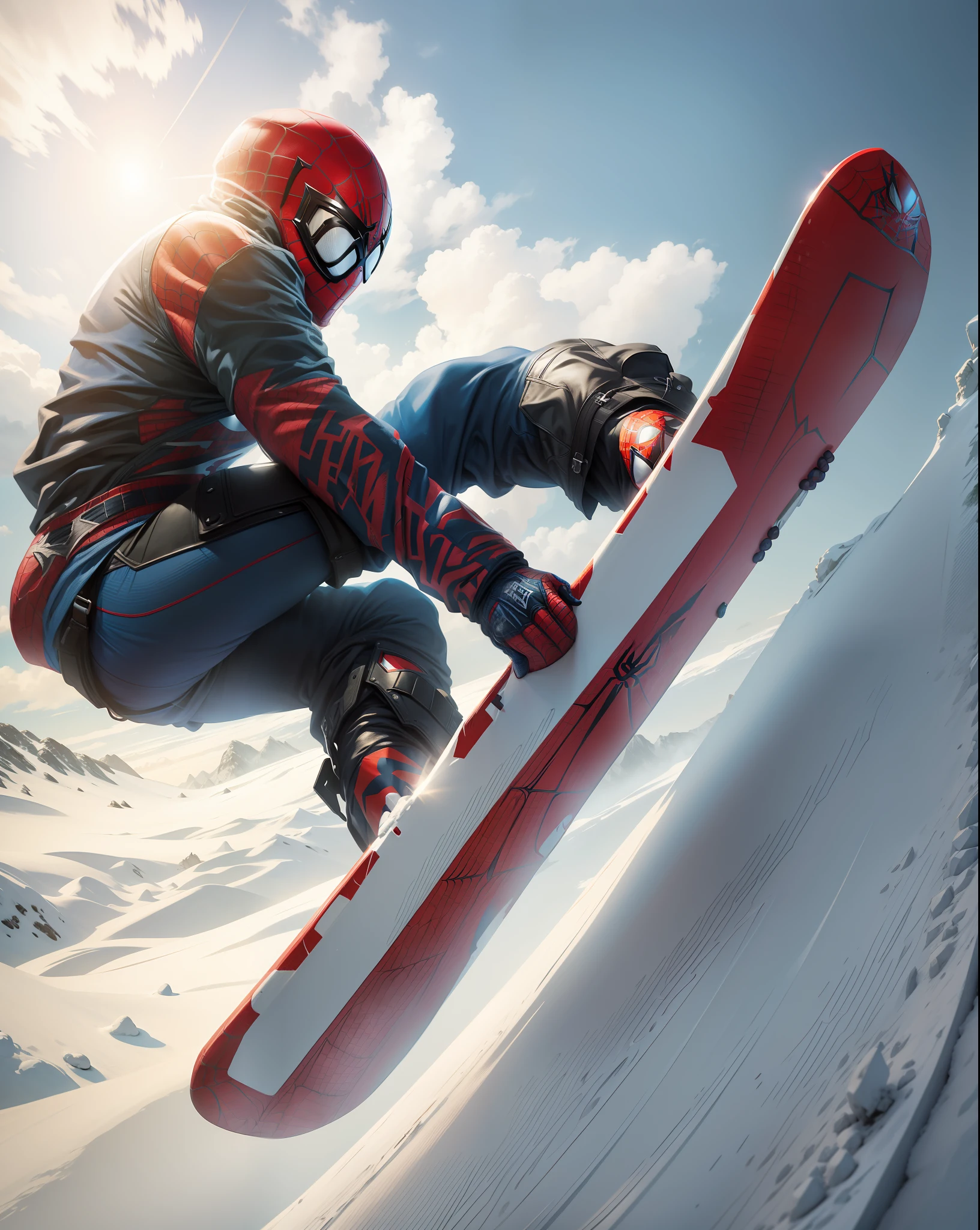 Spider-Man Snowboarding --auto --s2