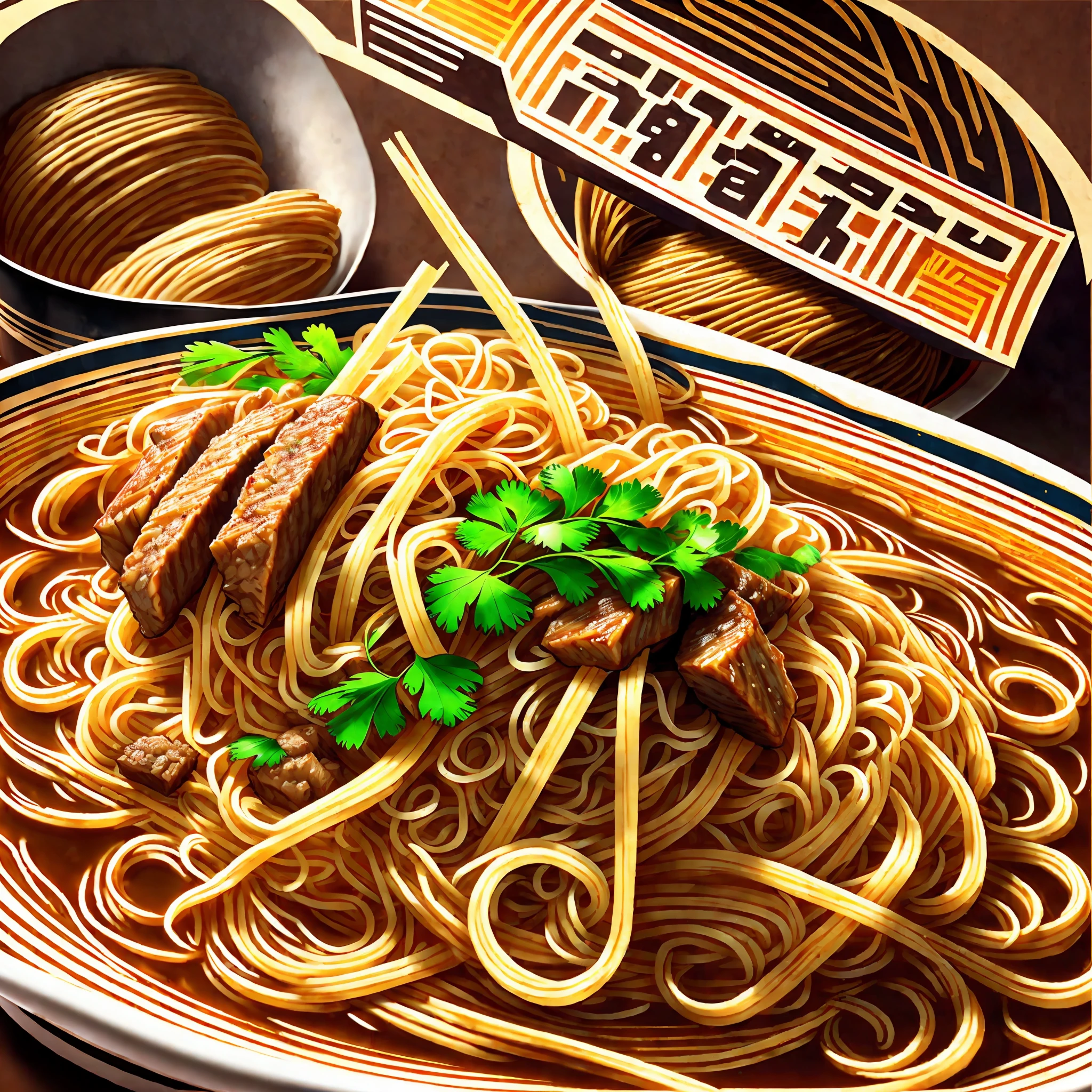 Posters, noodle restaurants, beef noodles --auto --s2