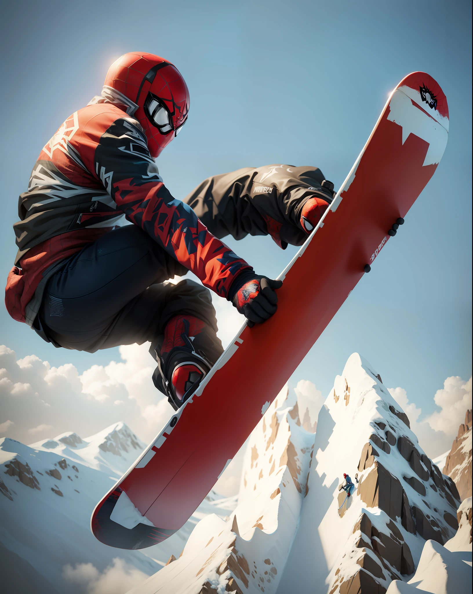 spider man snowboard --auto --s2