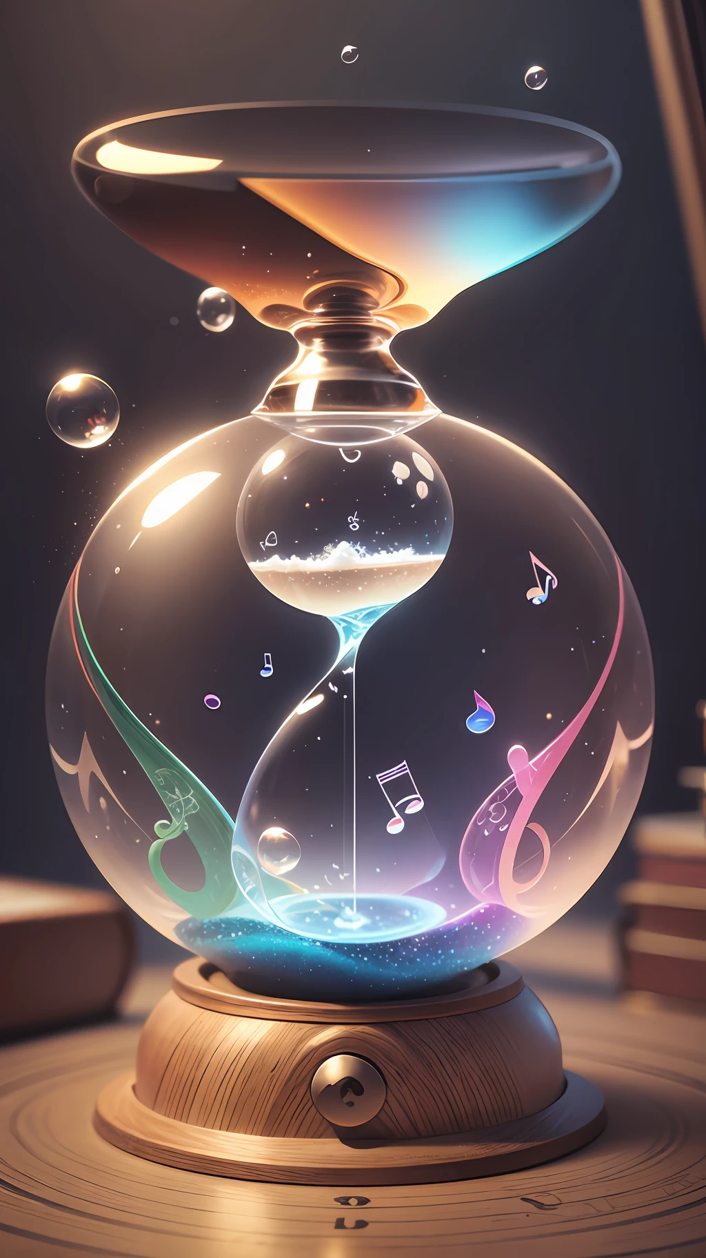 soap bubble, hourglass, musical note, disc --auto --s2