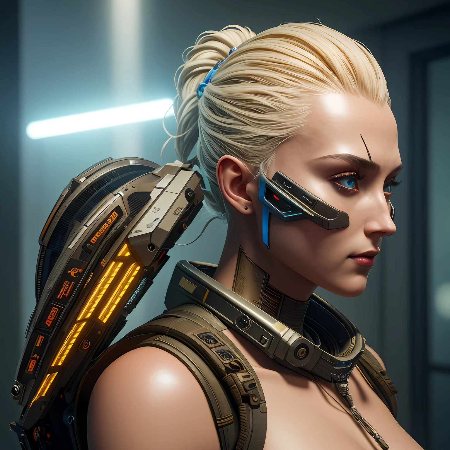 ((Best quality)), ((masterpiece)), (detailed:1.4), 3D, an image of a beautiful cyberpunk female,HDR (High Dynamic Range),Ray Tracing,NVIDIA RTX,Super-Resolution,Unreal 5,Subsurface scattering,PBR Texturing,Post-processing,Anisotropic Filtering,Depth-of-field,Maximum clarity and sharpness,Multi-layered textures,Albedo and Specular maps,Surface shading,Accurate simulation of light-material interaction,Perfect proportions,Octane Render,Two-tone lighting,Wide aperture,Low ISO,White balance,Rule of thirds,8K RAW,without cloths