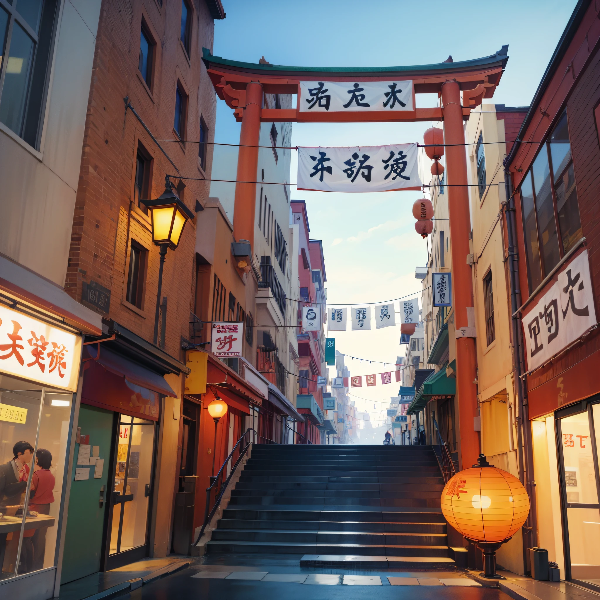 No people Chinatown