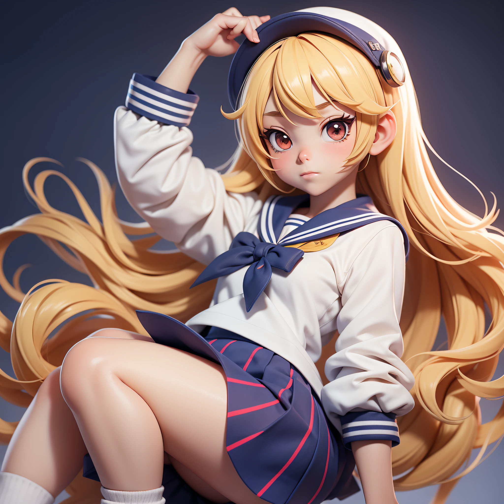 Anime Girls, Anime Girls, Young Anime Girls, Anime Girls, Cute!! Runt!!! Schoolgirl, Anime Girl, Schoolgirl, Girl in Uniform, Chibi Girl, Cute Anime Girl, Anime Chibi, Portrait of Cute Anime Girl, Anime Girl, Cute Schoolgirl, Anime Girl with Long Hair, Female Anime Character, Blonde Color, Blonde Background, No Background, White Background, Background White, Sailor Suit, White Sailor Suit, Sailor, Full Body Figure,