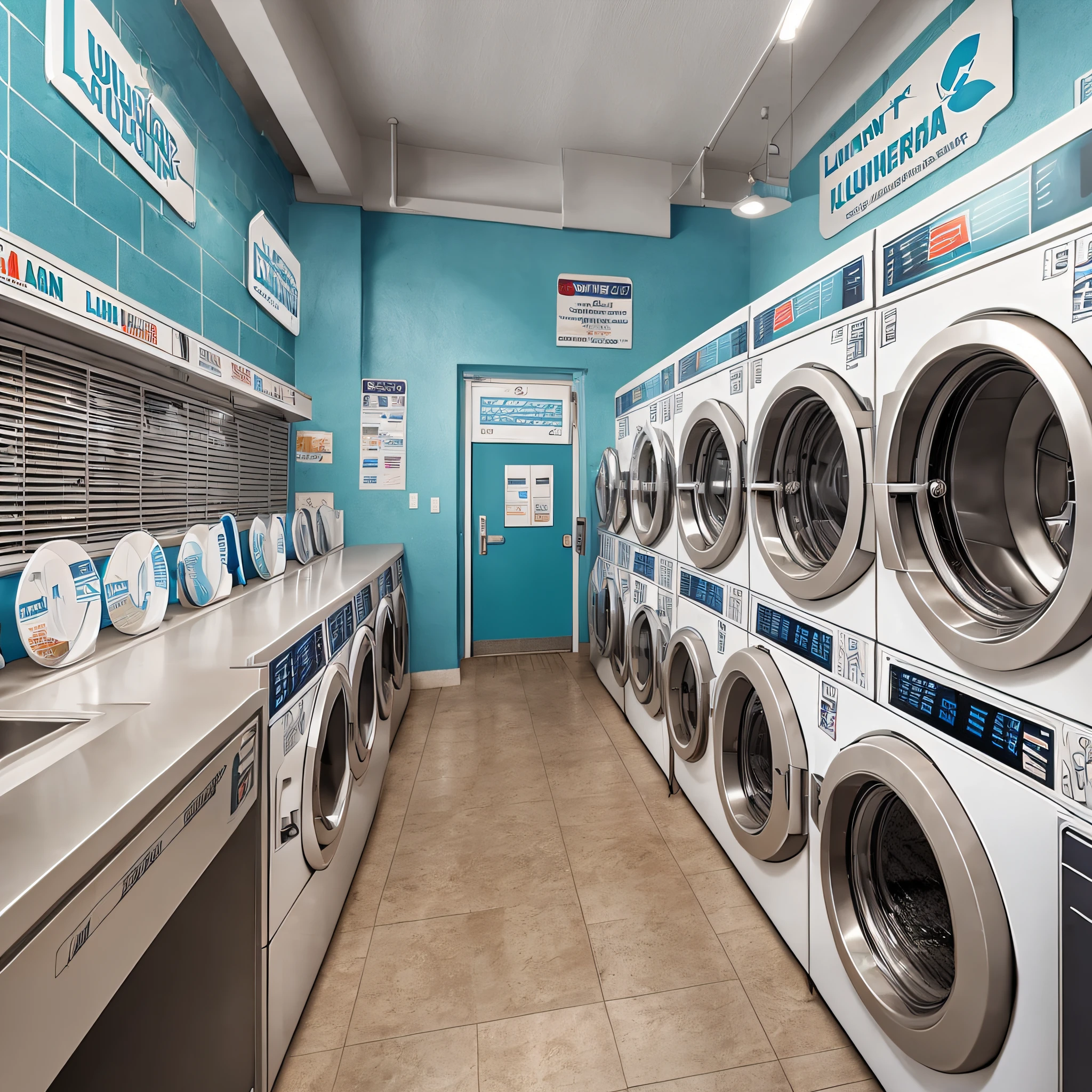 Laundromat Urban Near Future --auto --s2