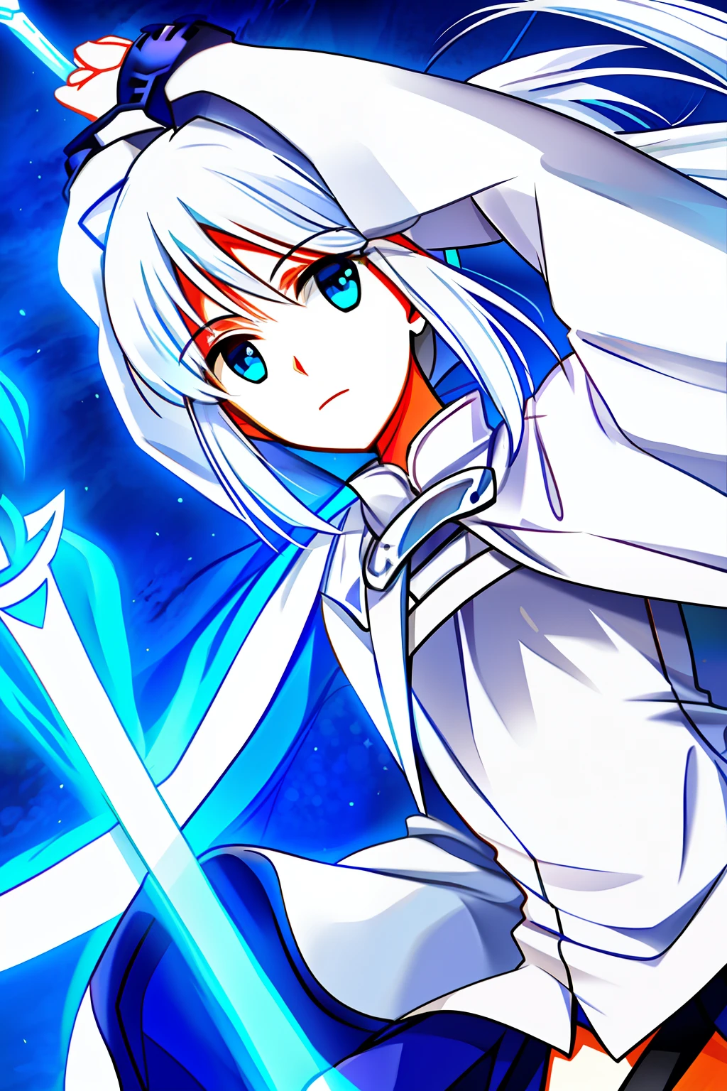 A white sword