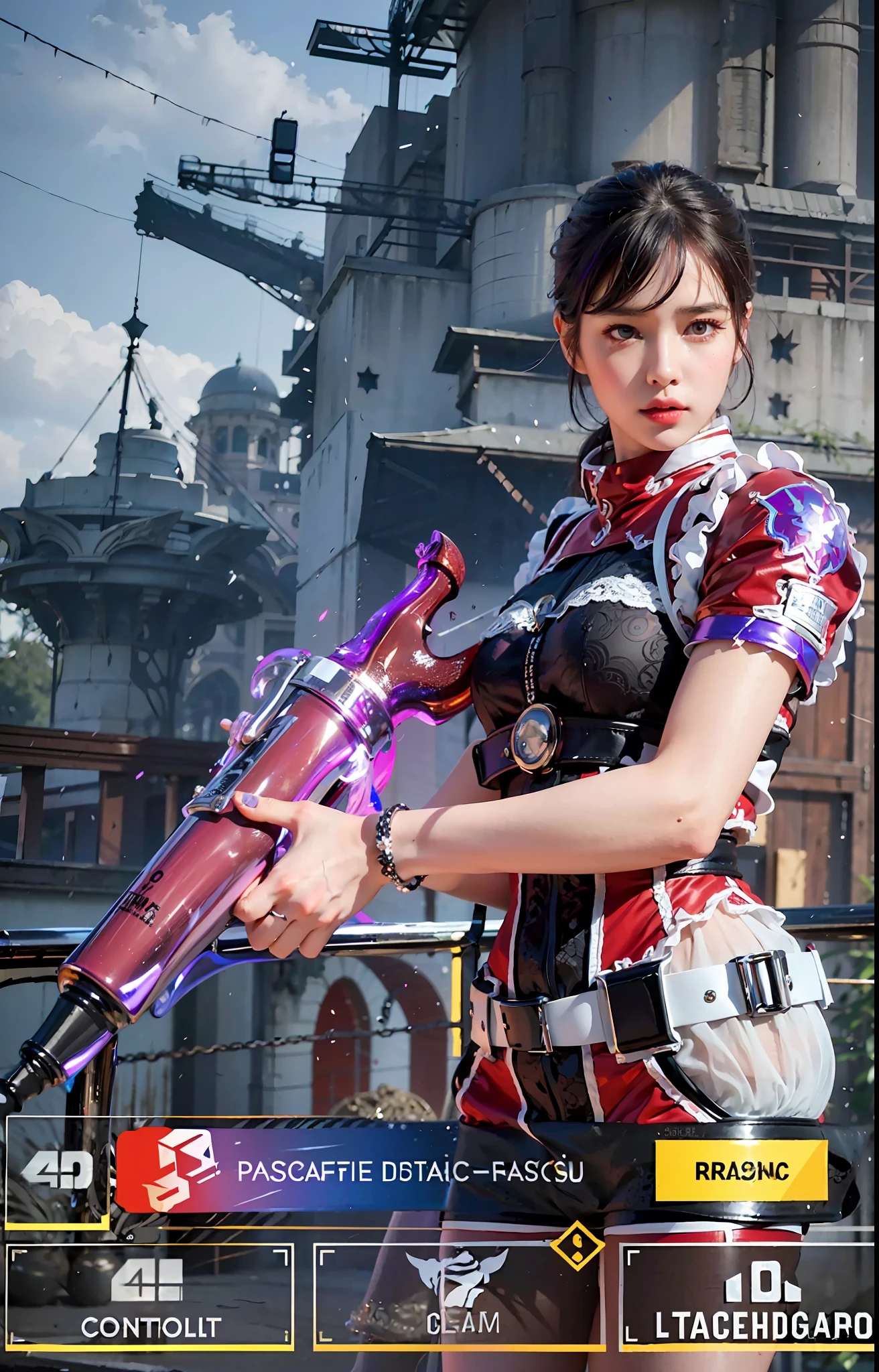 best quality,masterpiece,extremely detailed,high res,4k,ultra high res,detailed shadow,ultra realistic,realistic,dramatic lighting,1girl,solo,detailed face,realistic eyes,realistic skin,white dress,purple hair,dynamic pose, white lace dress