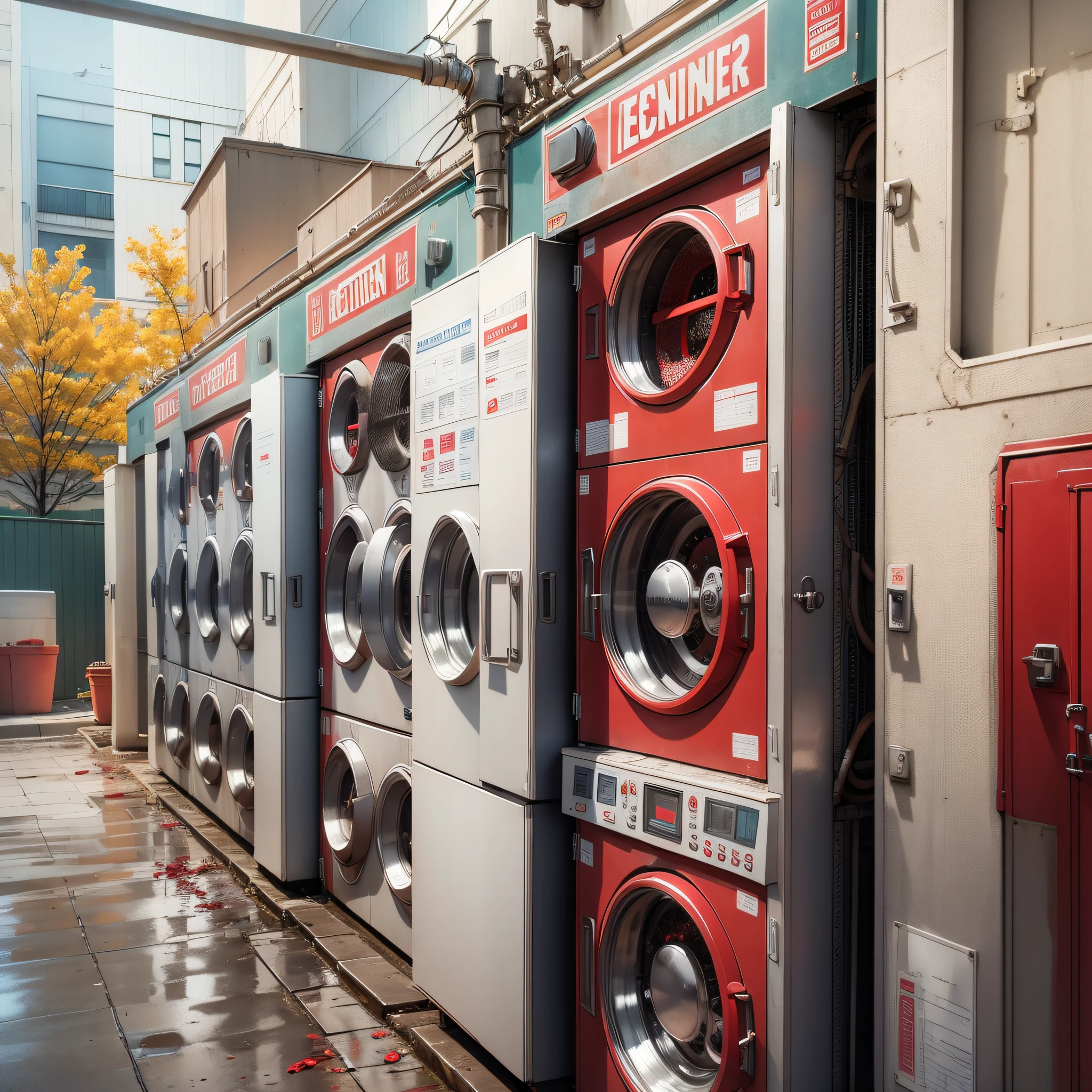 Coin Laundry Red Dehydrator --auto --s2