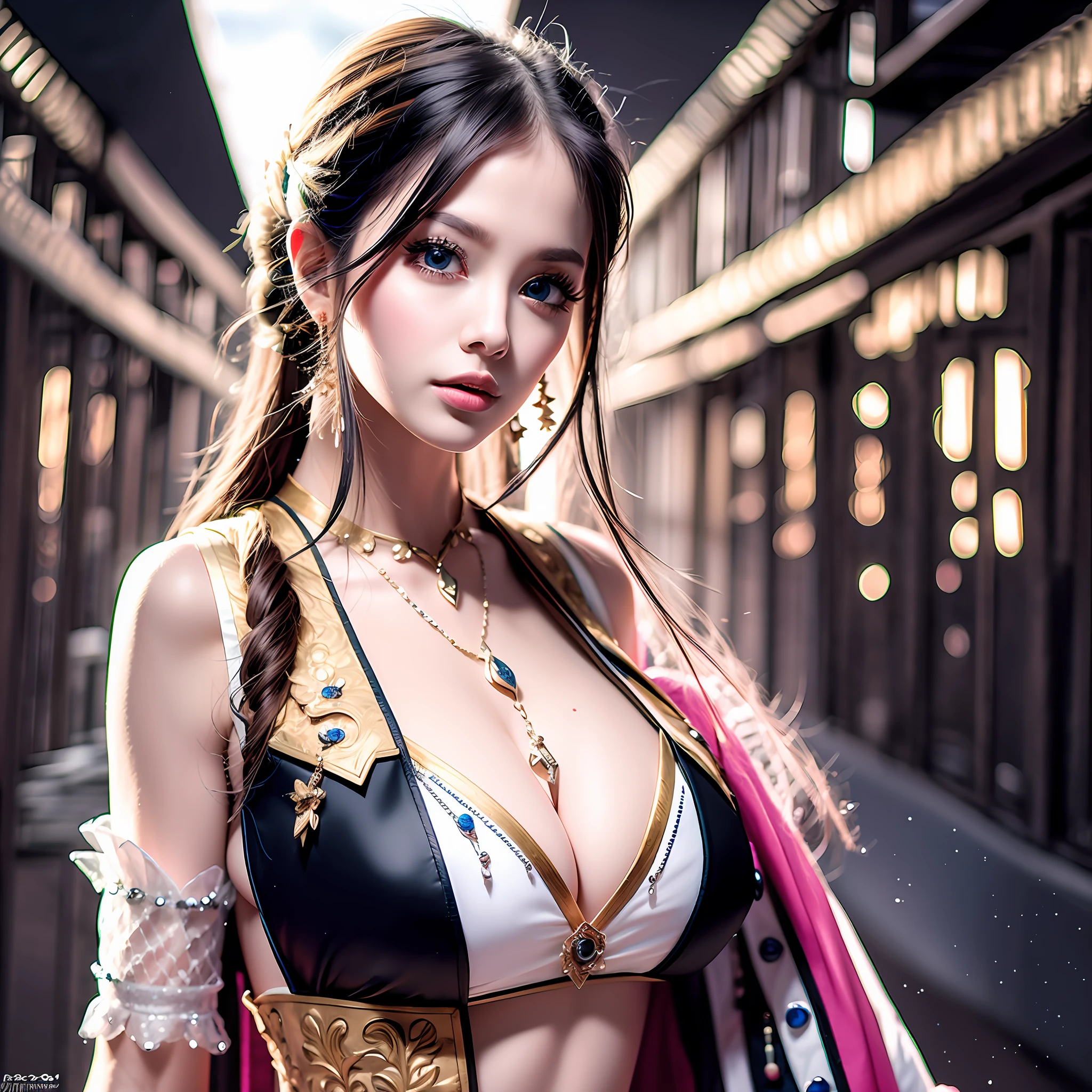 HD pictures, delicate facial features, big breasts, loose vest, home background, --auto --s2