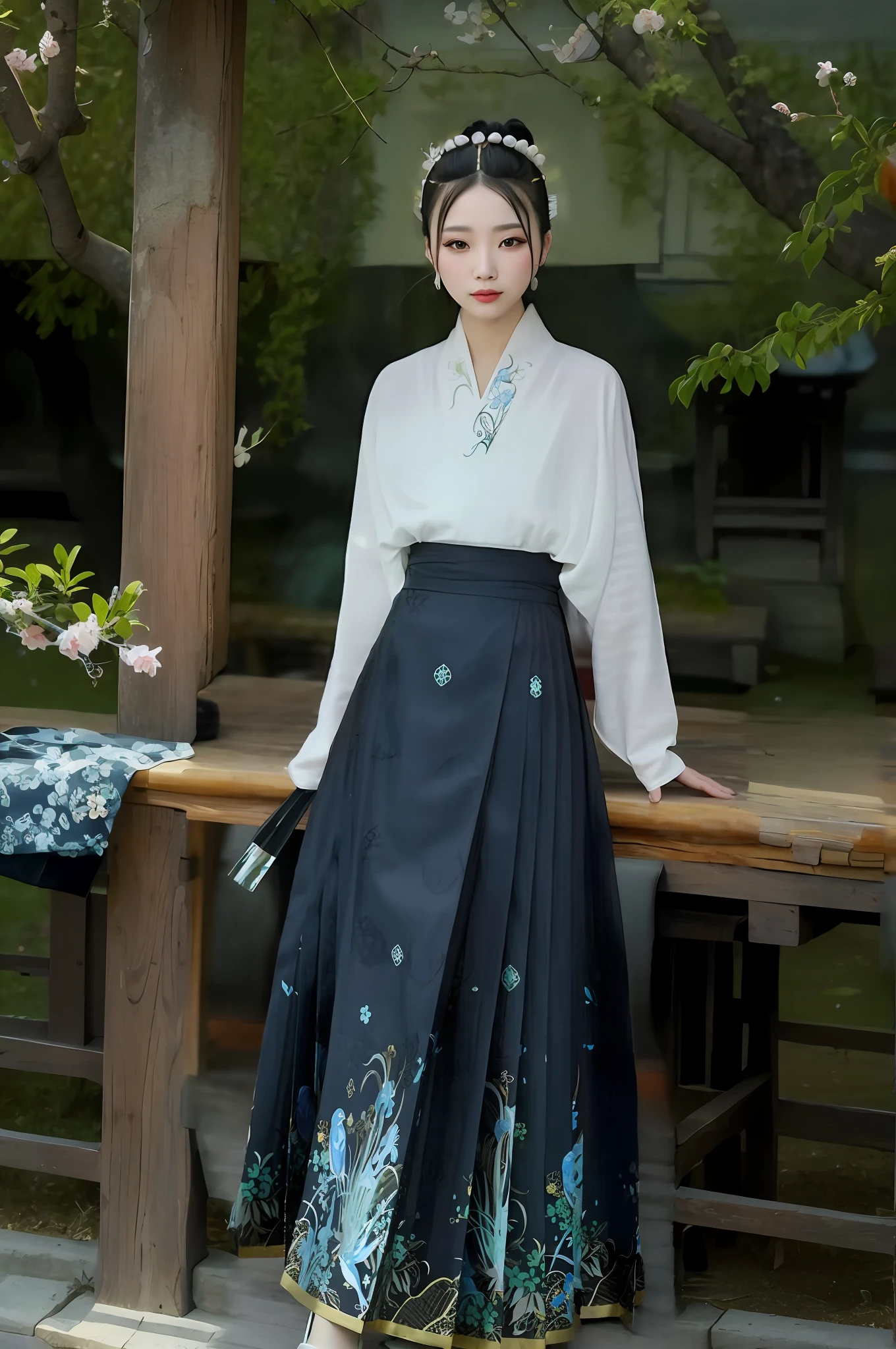 Song Dynasty beauty hairstyle headdress beauty avatar