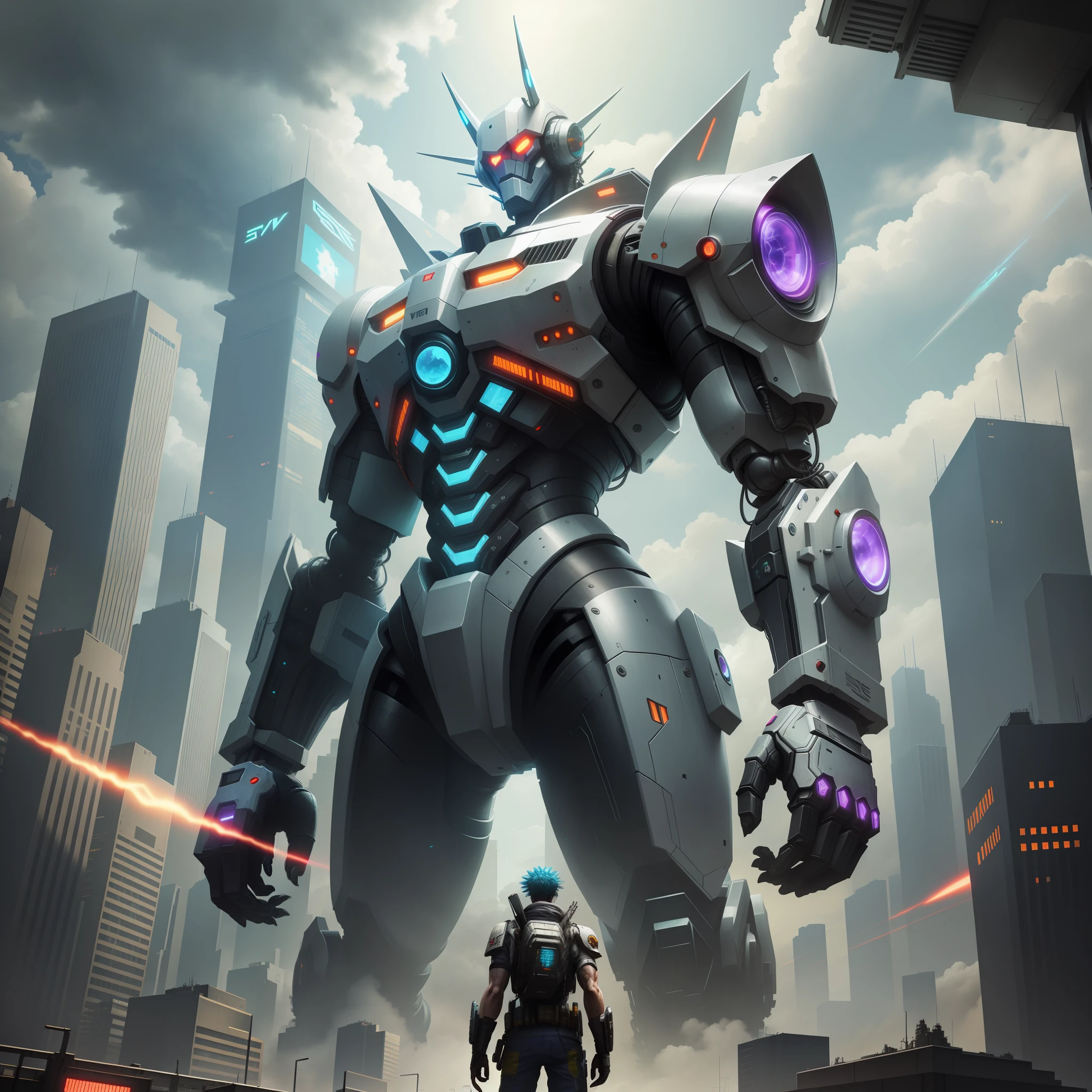 Super Giant Monster Cyberpunk Sci-Fi Future World Top Quality Masterpiece Robot