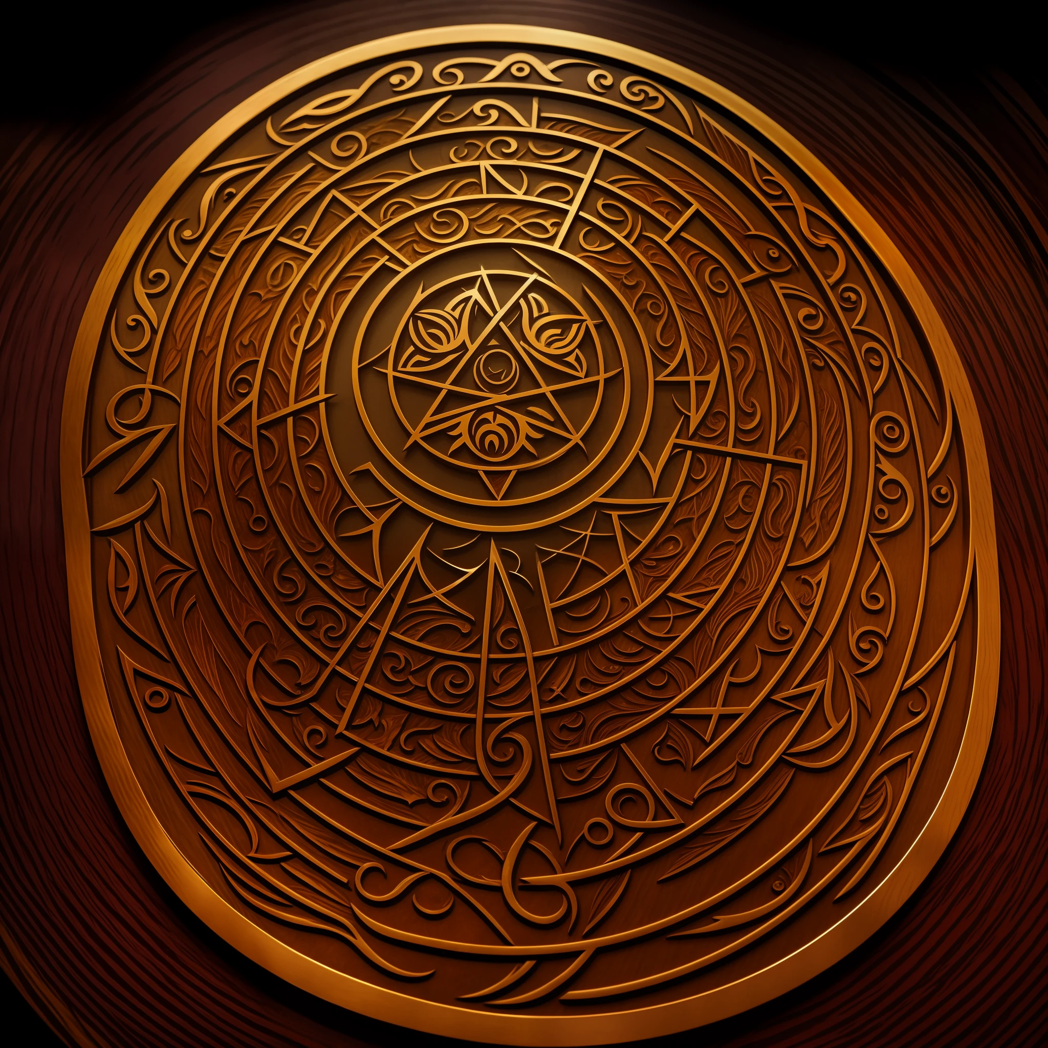 (Goetic sigil, magic circle:1.3, harmonic traits, hypnotists:1.2, occult fertility symbols, focus on fine lines:1.2, handmade aspect:0.8), abstract traces of the goddess of feritility, goddess of fortune and goddess of good luck