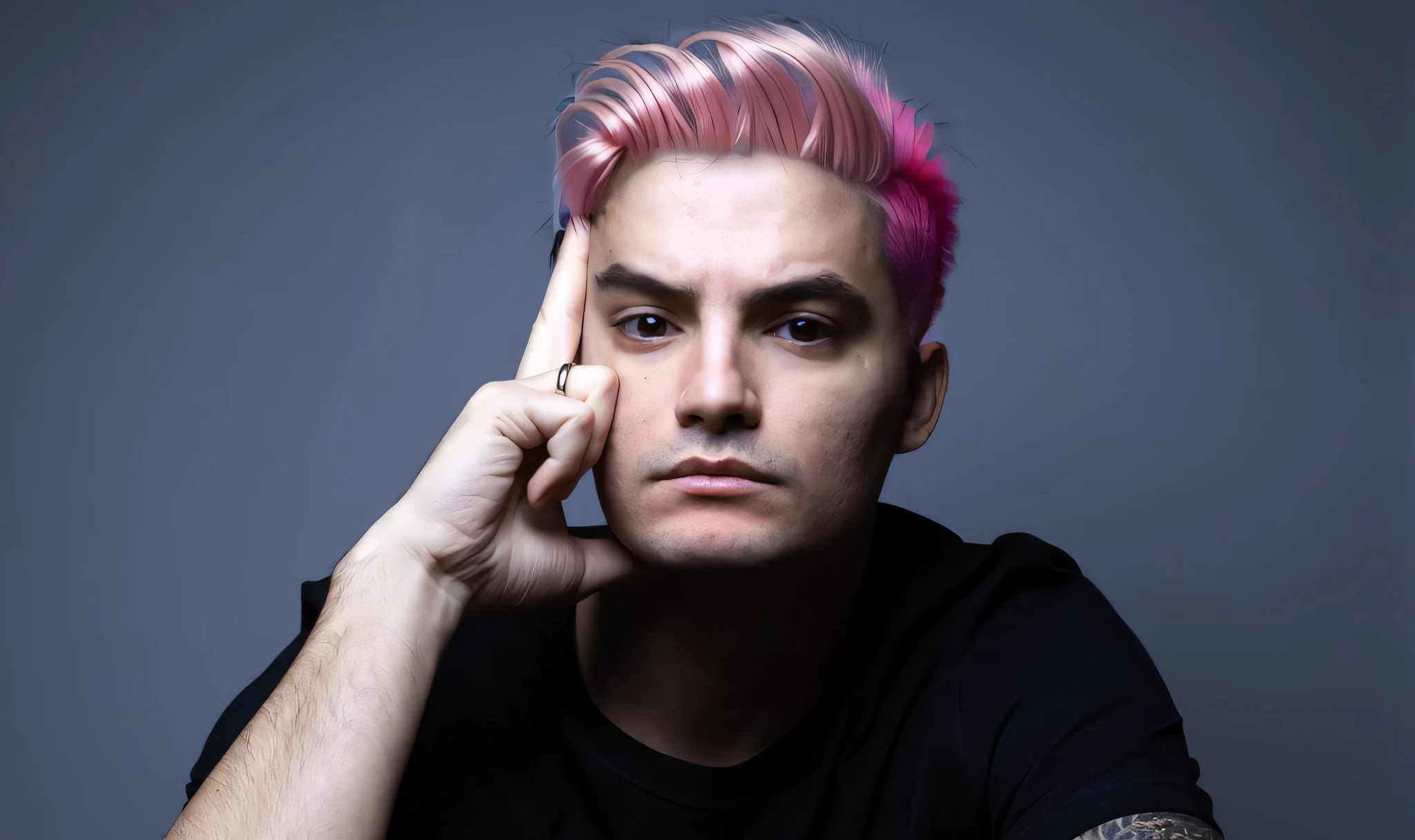 pink hair