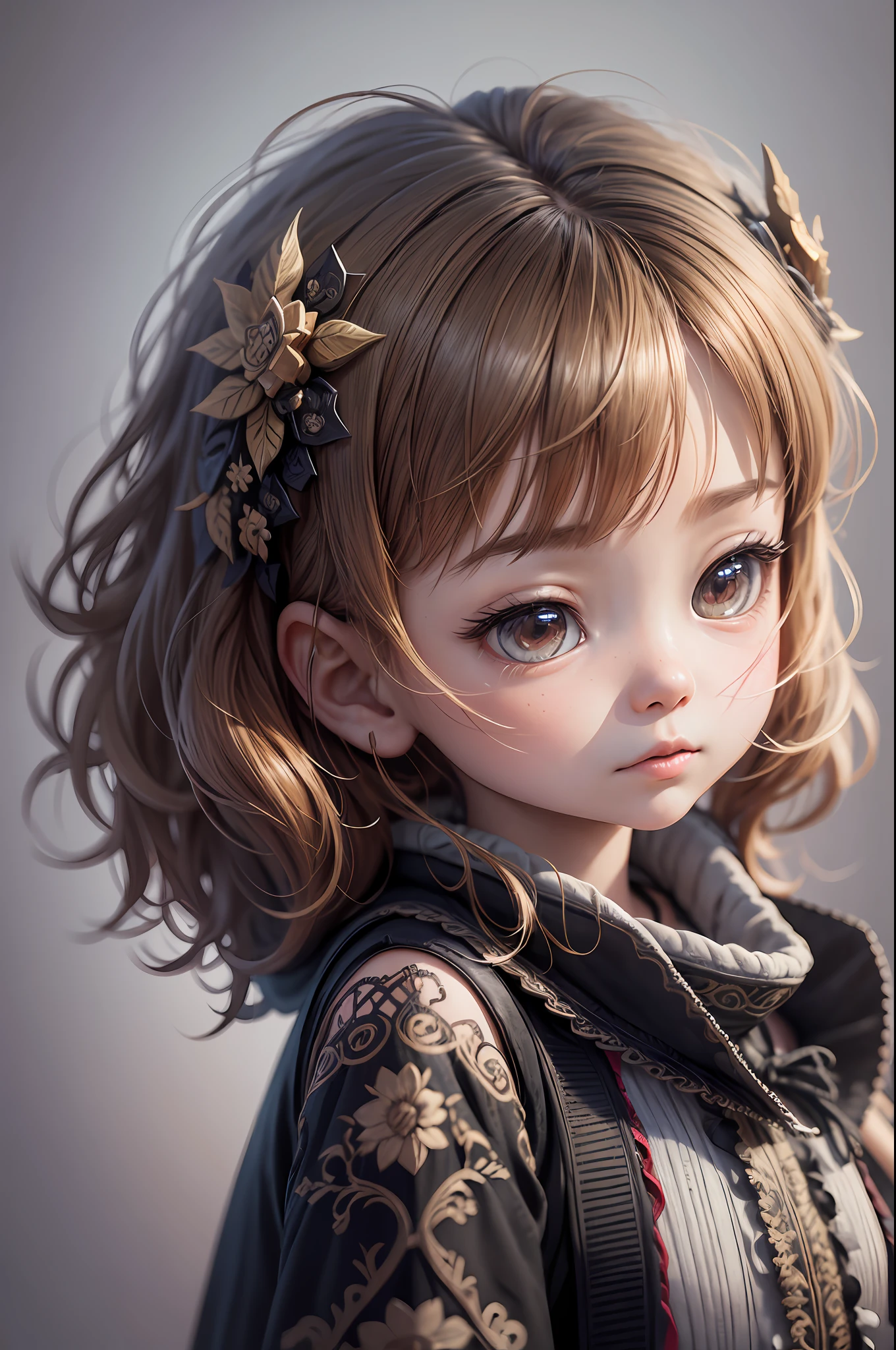 Chibi style, ultra realistic photo, short shot, intricate detailed illustration, best photo, "Fallen, stop blowing my mind" 8k