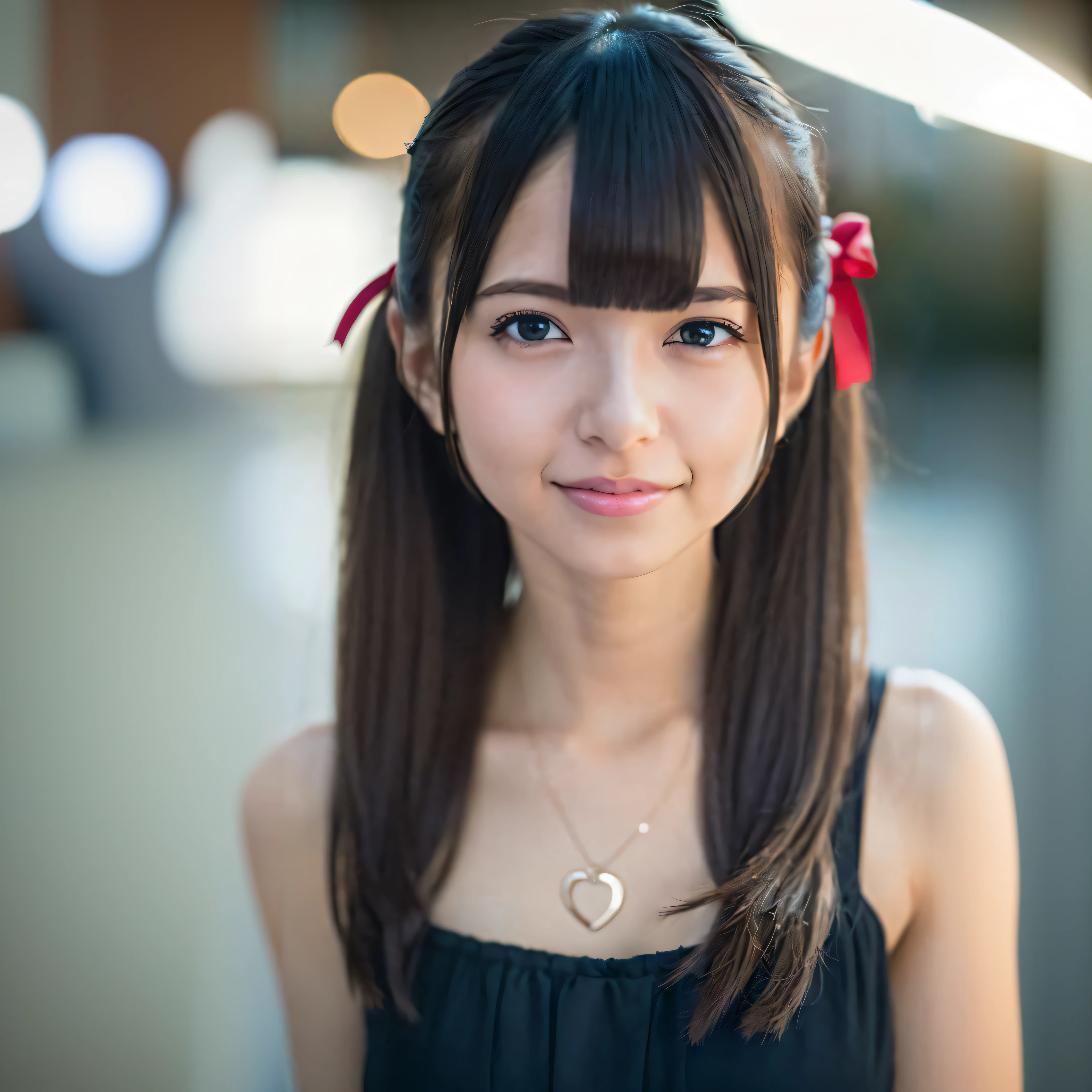 arafed asian woman with a red bow in her hair, portrait of a japanese , beautiful japanese girls face, realistic young gravure idol, girl cute-fine-face, anime girl in real life, japanese model, young pretty gravure idol, ai yazawa, japanese facial features, young skinny gravure idol, young gravure idol