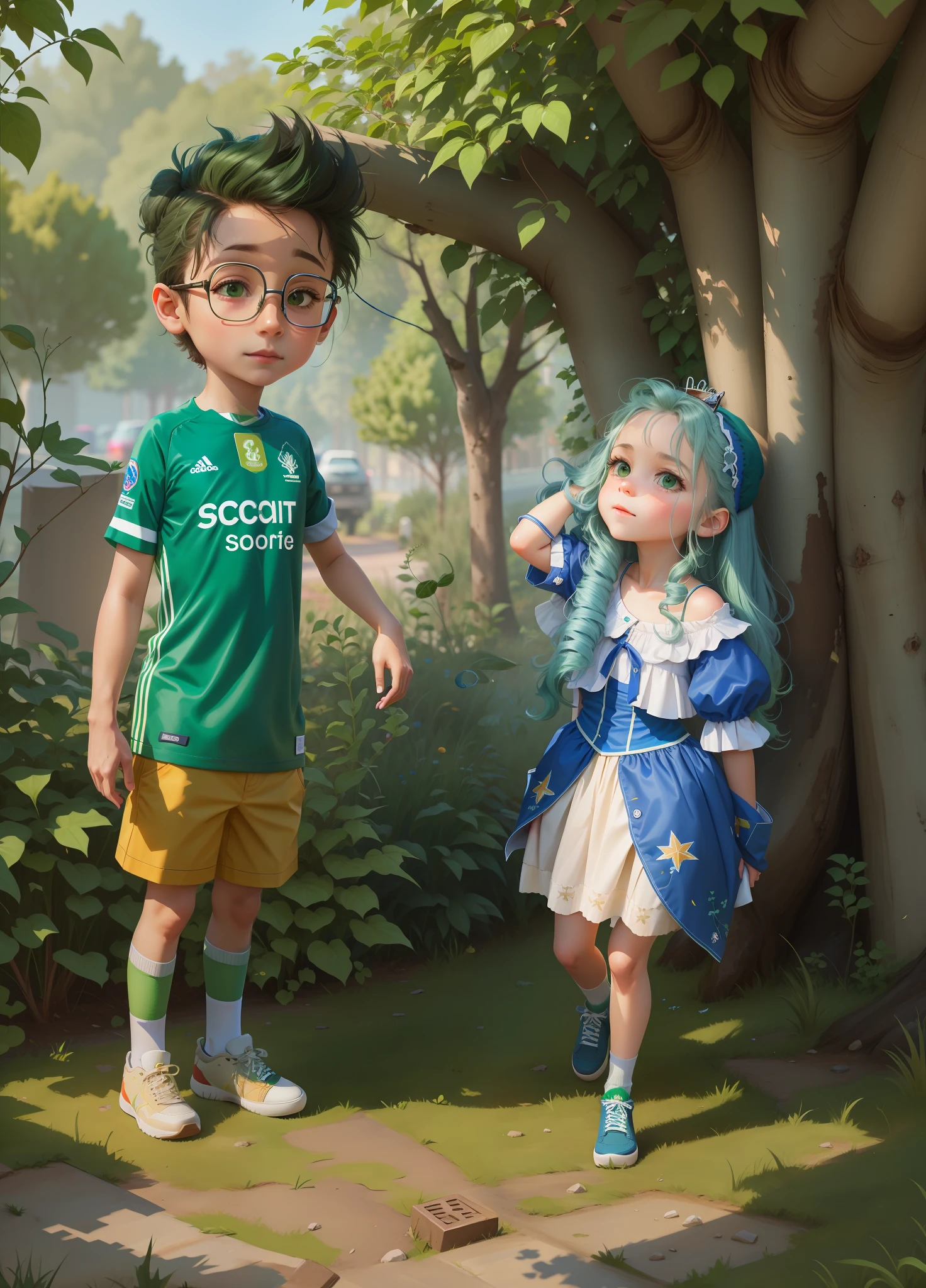 Green socks