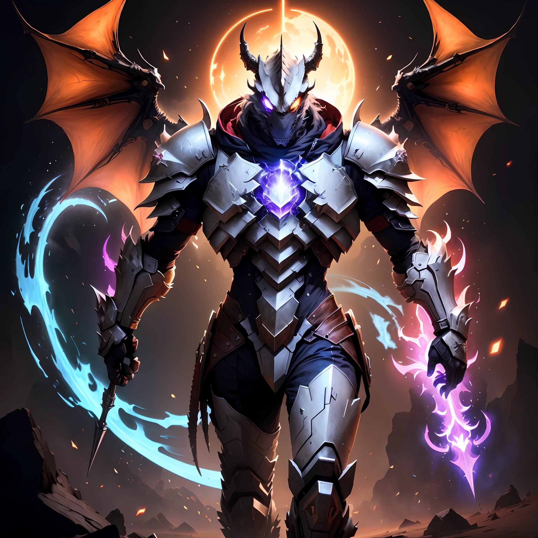 Dragon hunter in logo format