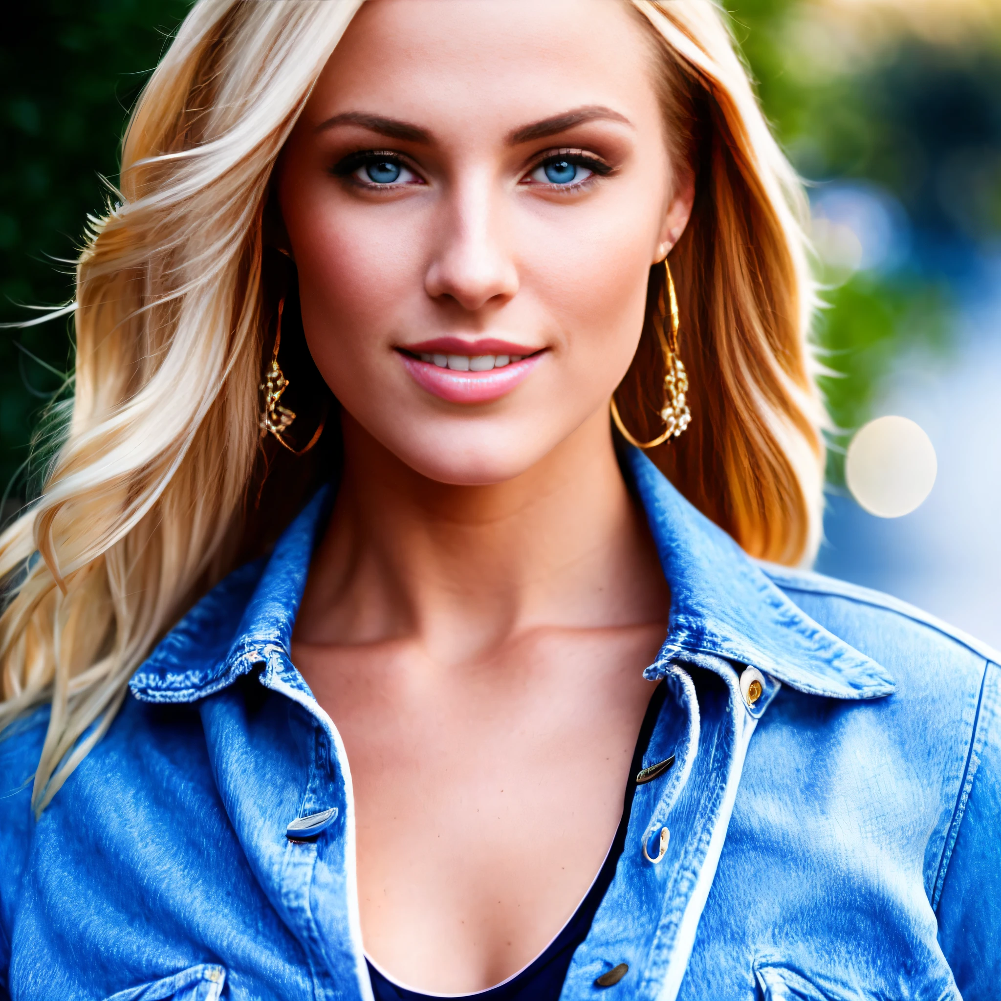 blonde woman with blue eyes and earrings posing for a photo,perfect teeth, beautiful blonde woman, beautiful female model, big breasts, beautiful blonde girl, beautiful young woman blonde, blonde hair blue eyes, beautiful model girl, blonde hair and blue eyes, photo of a beautiful woman, blonde woman, cute model, cute girl model, blonde swedish woman, Portrait of a beautiful model, beautiful young woman
