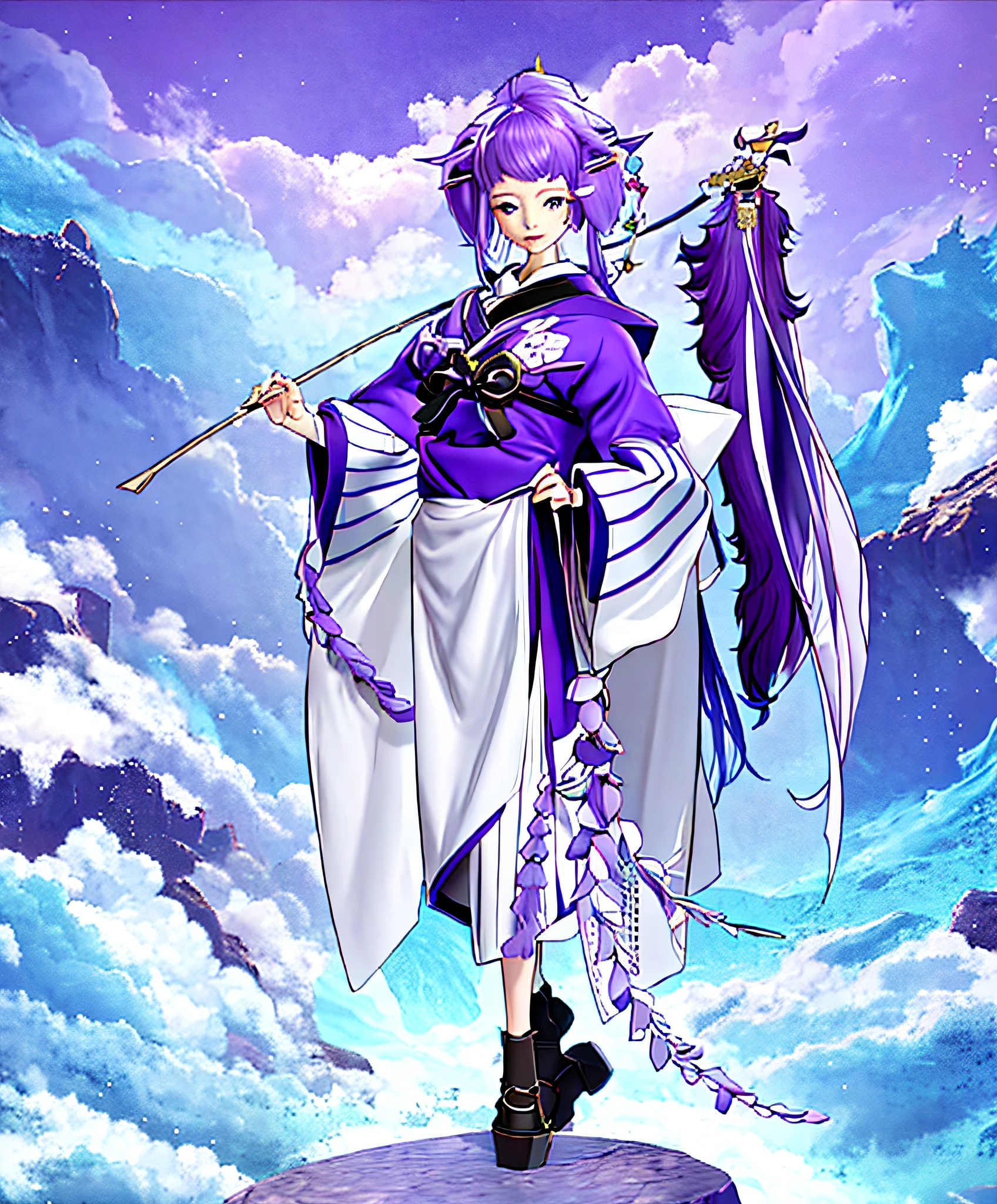 Onmyoji purple female