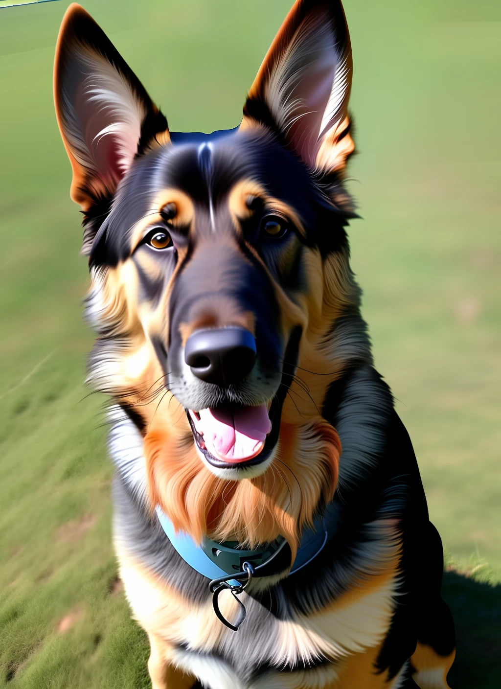 Dog, realistic, German Shepherd, search for people